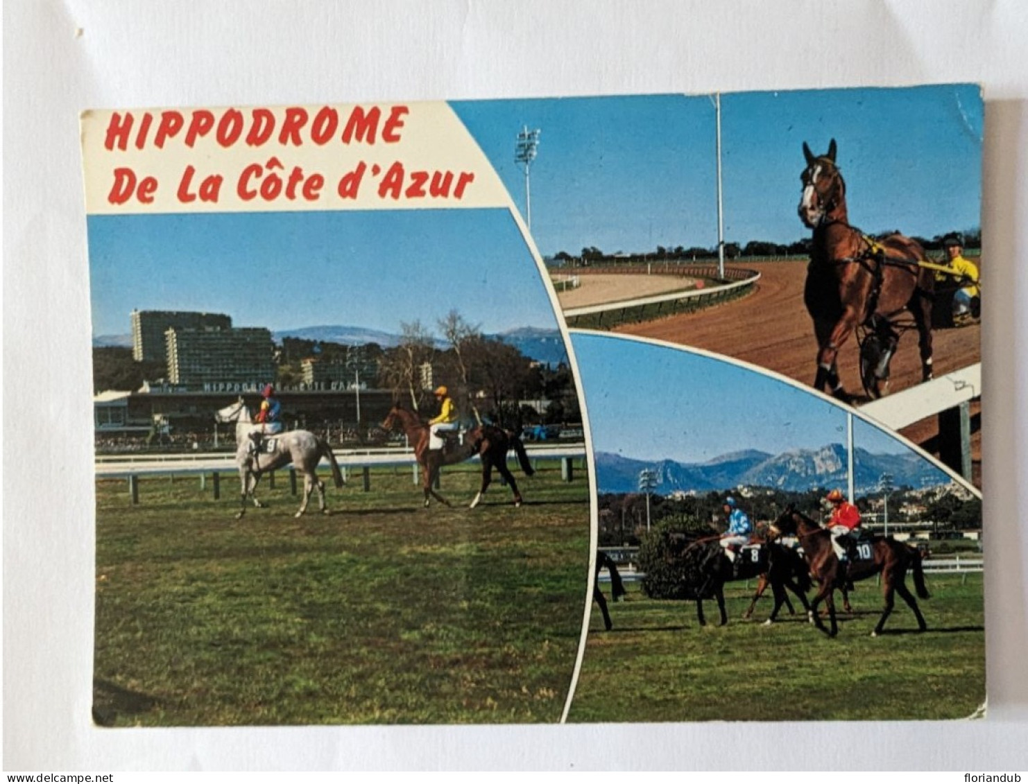 CP -  Hippisme équitation Turf Hippodrome De Cagnes Sur Mer Images Et Lumières De France - Ippica