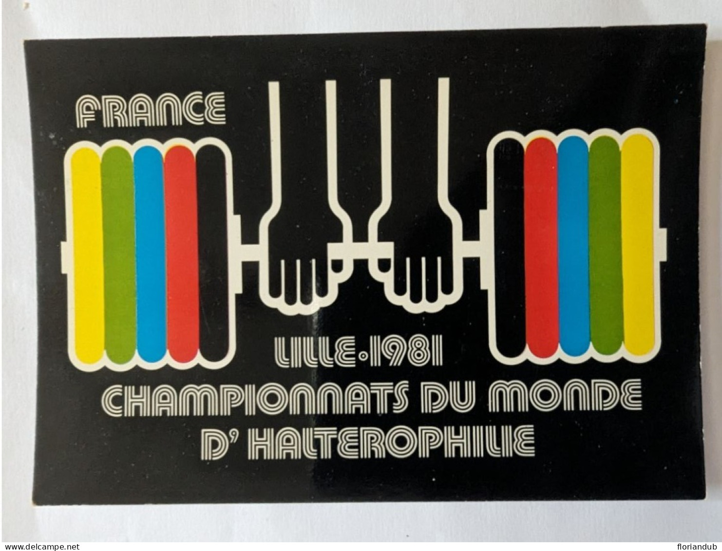 CP -  Haltérophilie Championnat Du Monde Lille 1981 - Haltérophilie