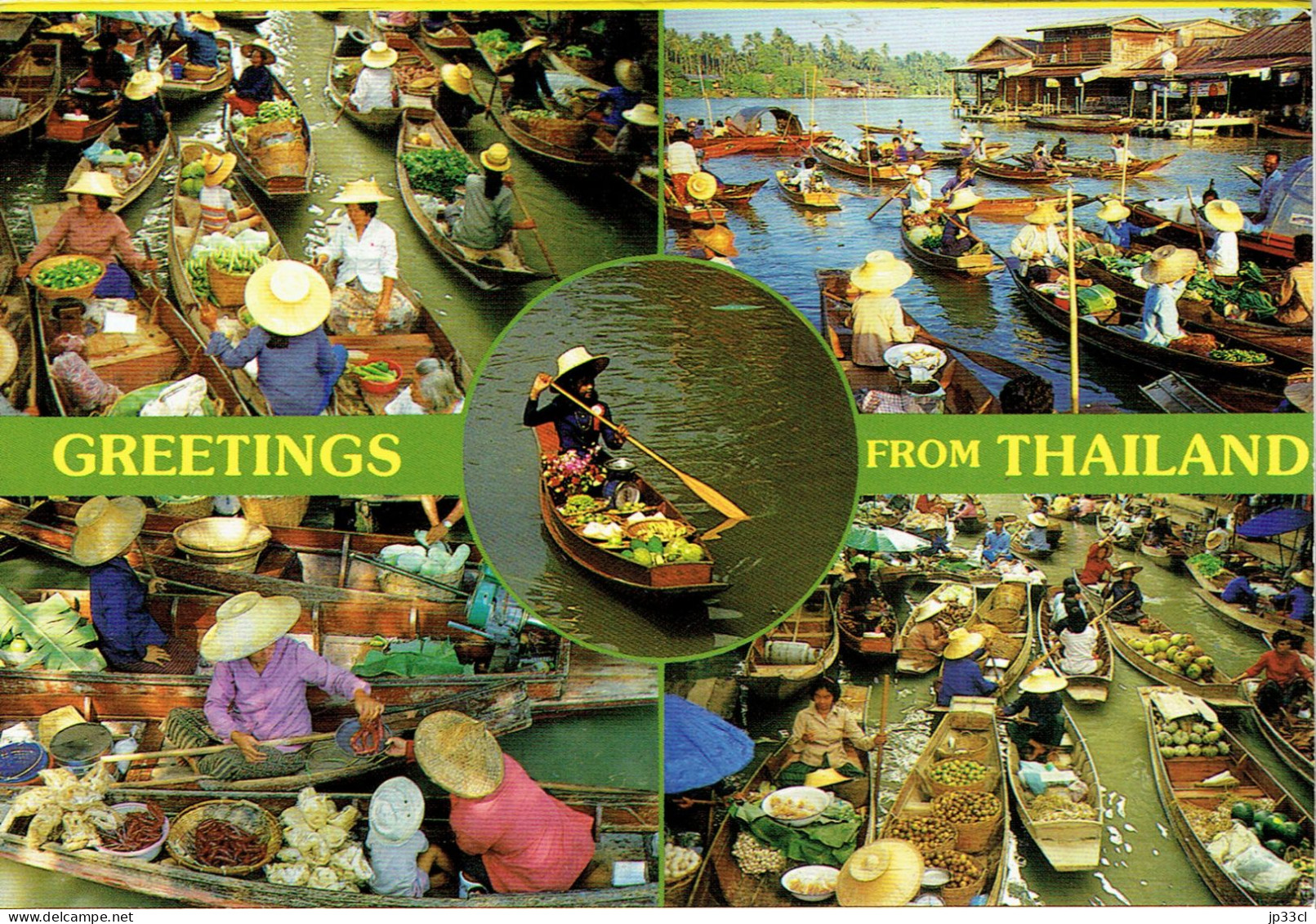 Pochette De 12 CP Vierges De "The Unique Floating Market Of Thaïland" - China
