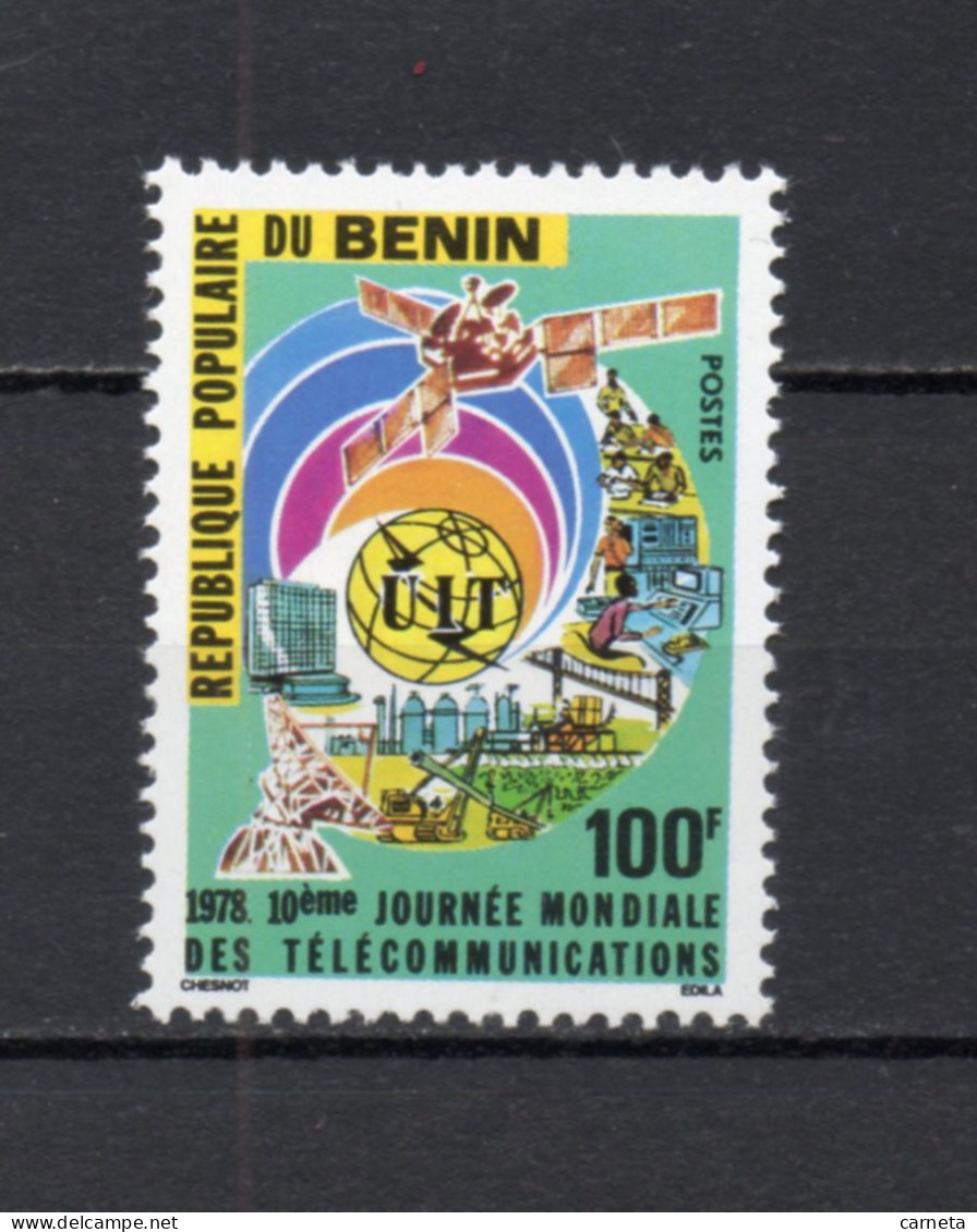 BENIN   N° 414  NEUF SANS CHARNIERE  COTE 2.00€   ESPACE TELECOMMUNICATIONS - Bénin – Dahomey (1960-...)