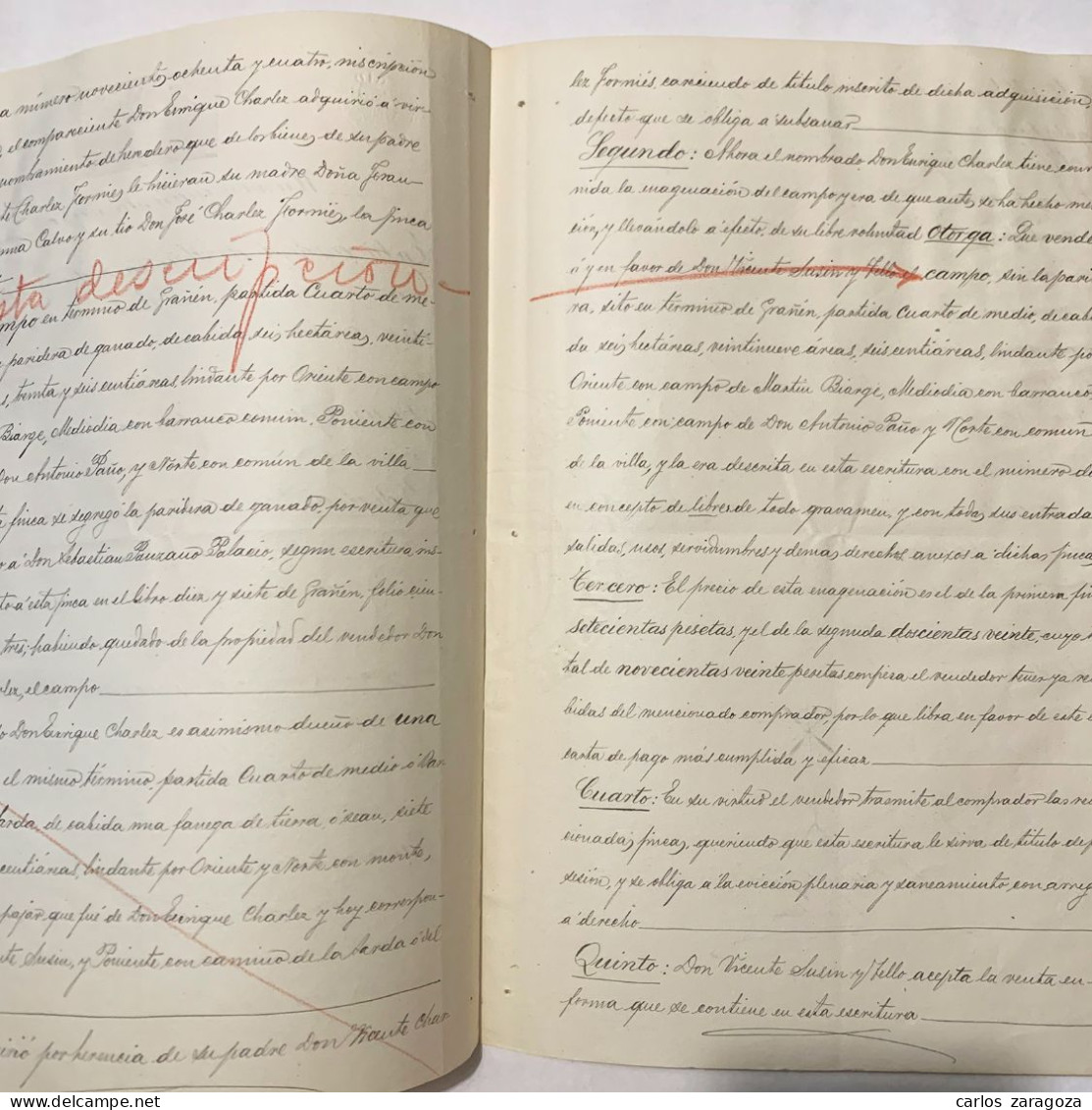 ESPAÑA 1906 — ENTERO FISCAL. PAPEL TIMBRADO DE 2 Ptas. Marca De Agua: TIMBRE DEL ESTADO - Fiscale Zegels