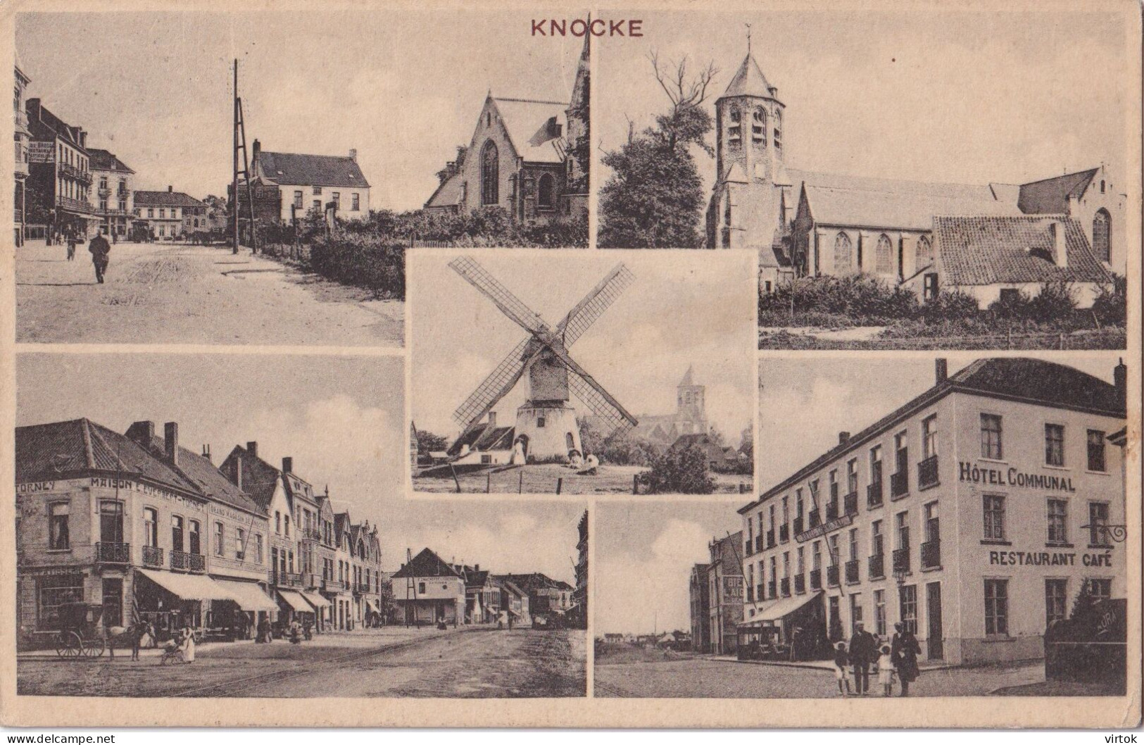 KNOKKE :   1912.. (    Ecrit Avec Timbre - Met Zegel  )  Verso , Kaart Was Ingeplakt , Resten Van Boek - Knokke