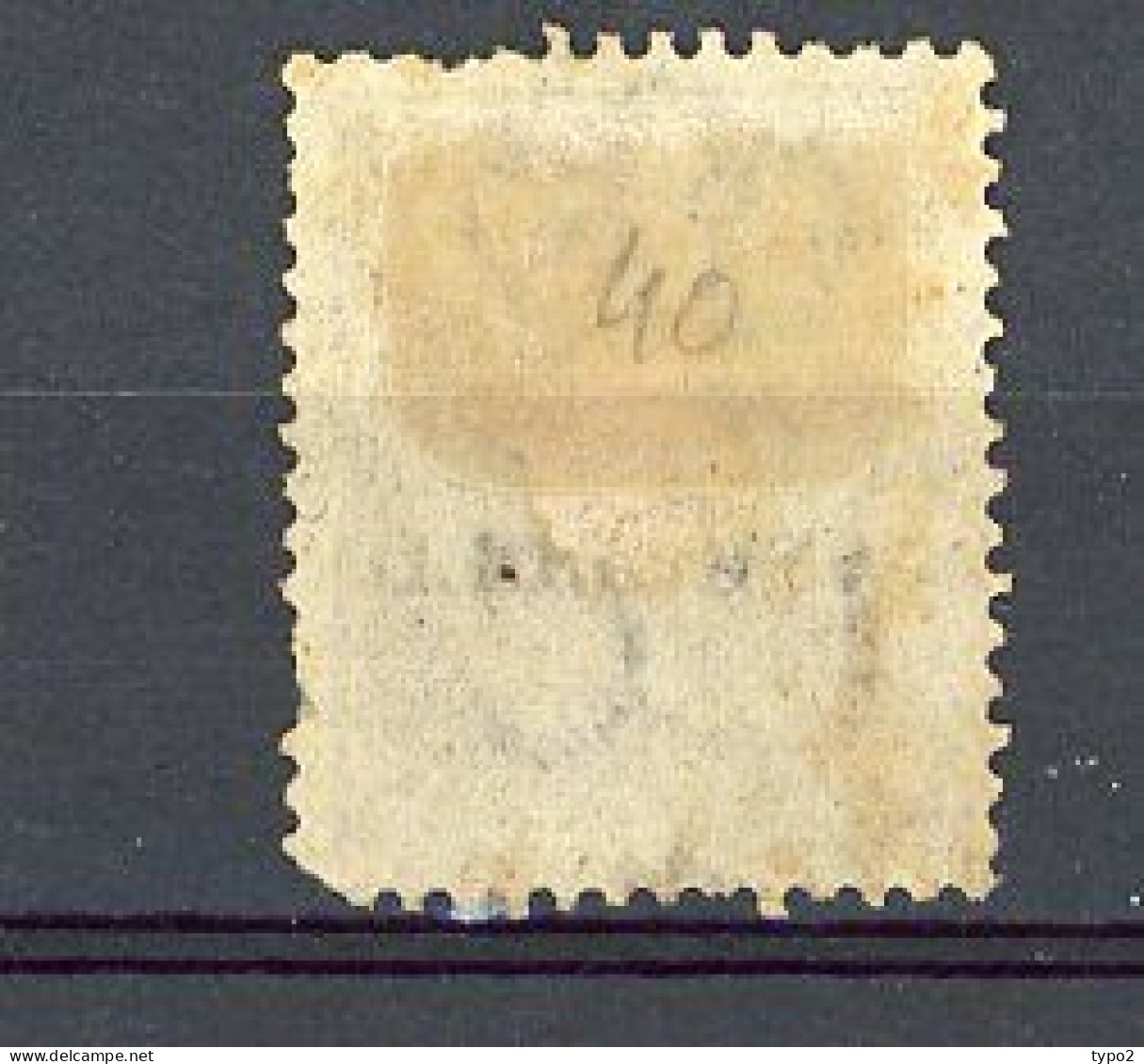 MAURICE : Yv. N° 40a SB N° 72 Fil CC  CANCELLED (*)  5s Lilas  Rose  Cote 65 Euro BE R 2 Scans - Mauricio (...-1967)