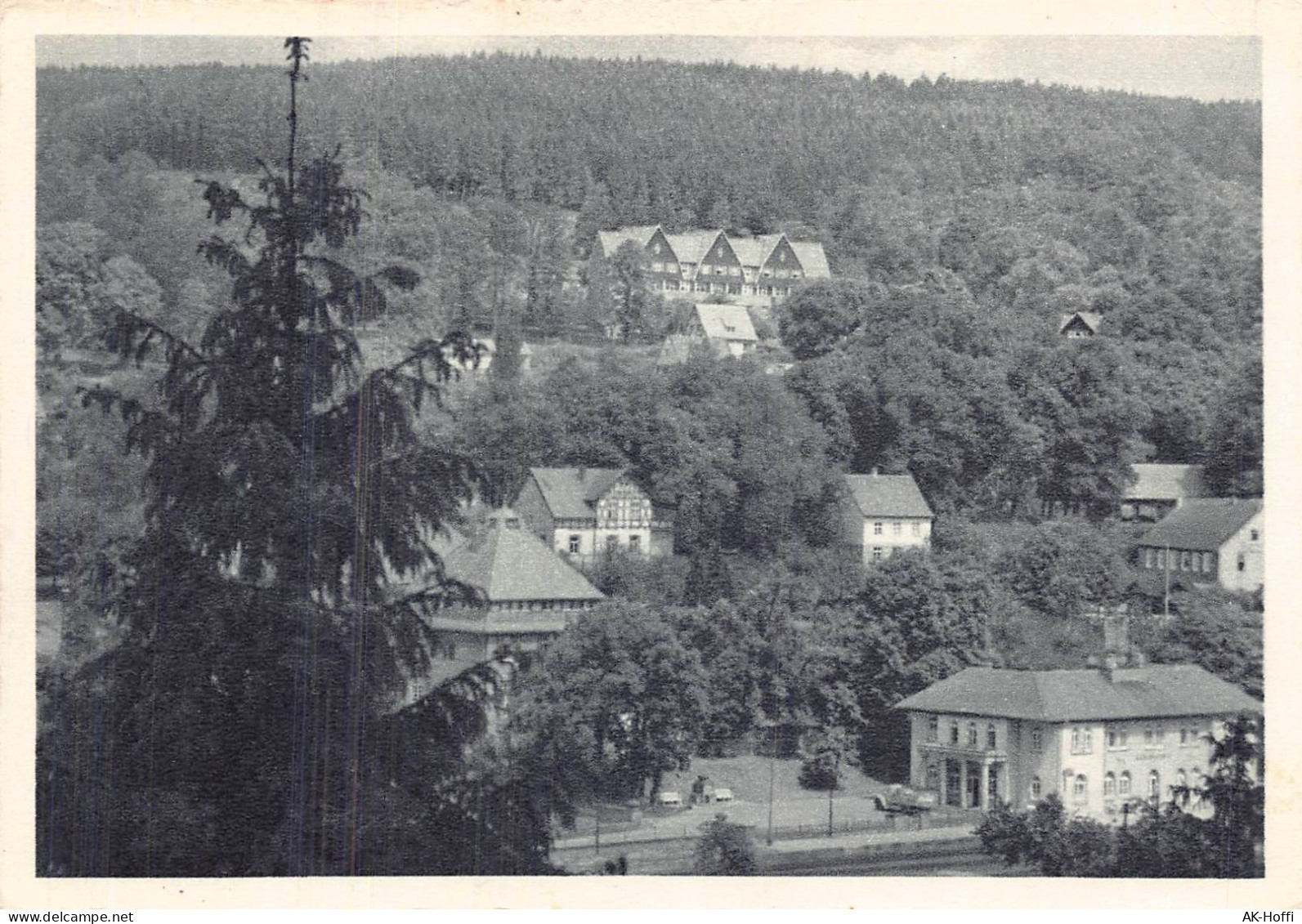 Bad Karlshafen An Der Oberweser Hessen, Panoramaansicht Vom Ort, Eisenbahnerholungsheim, Kurheim - Bad Karlshafen