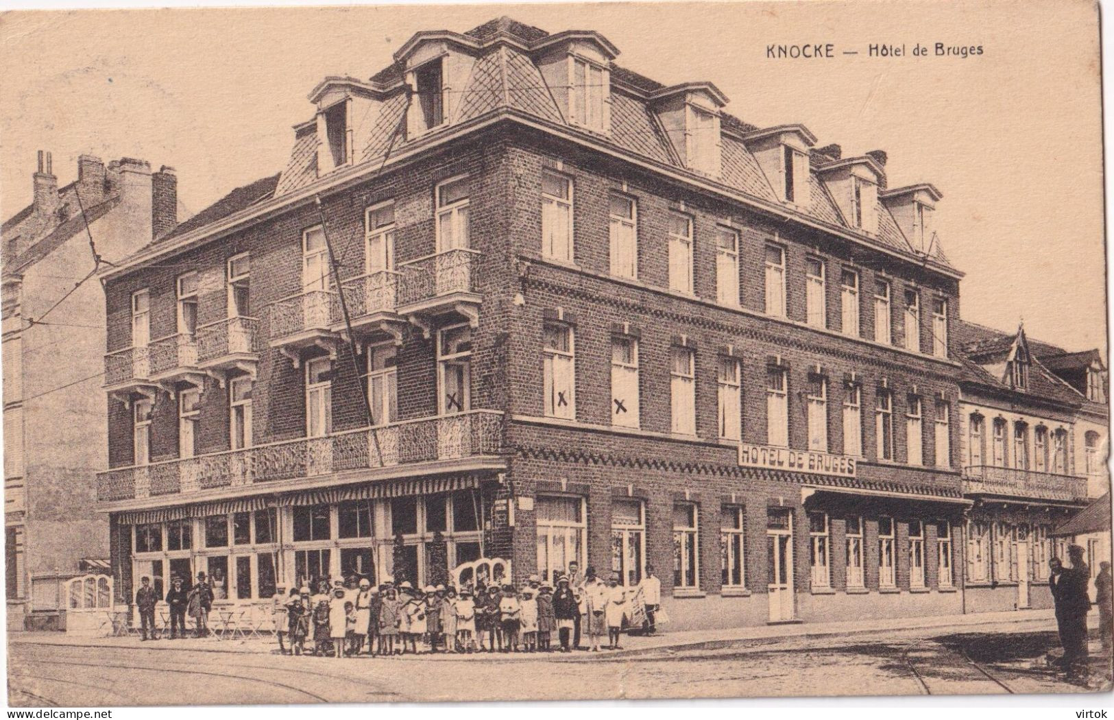 KNOKKE :  1929  HOTEL  (    Ecrit Avec Timbre - Met Zegel  ) - Knokke