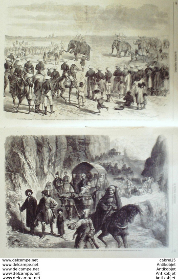 Le Monde Illustré 1864 N°382 Pays Bas Amsterdam Danemark Rendsbourg Viet-Nam Saigon Turquie Circassiens - 1850 - 1899