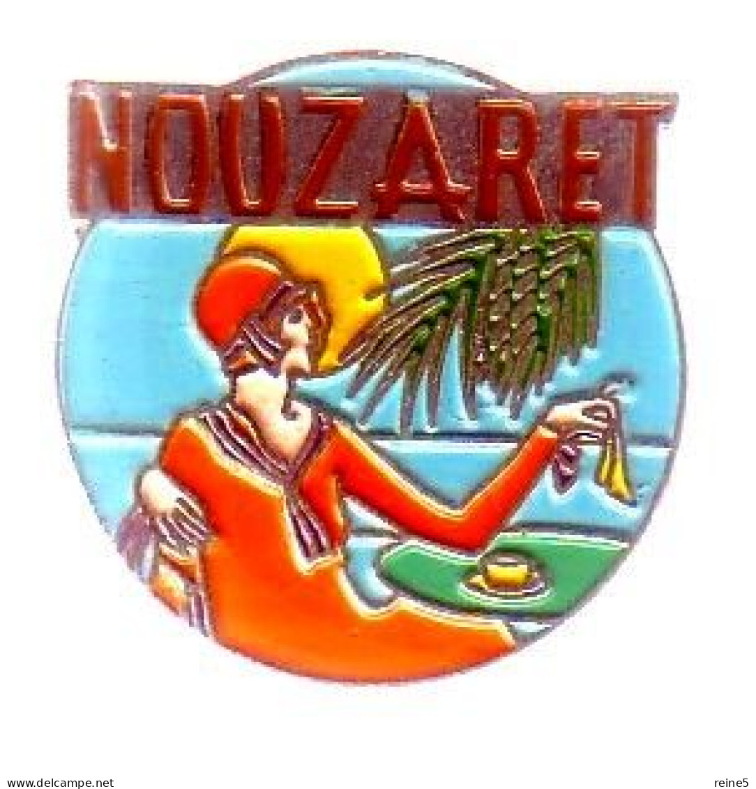 PIN'S NOUZARET PIN'S Signé RCM-LYON -TRES BON ETAT -REF-TTP-REG-2936 - Städte