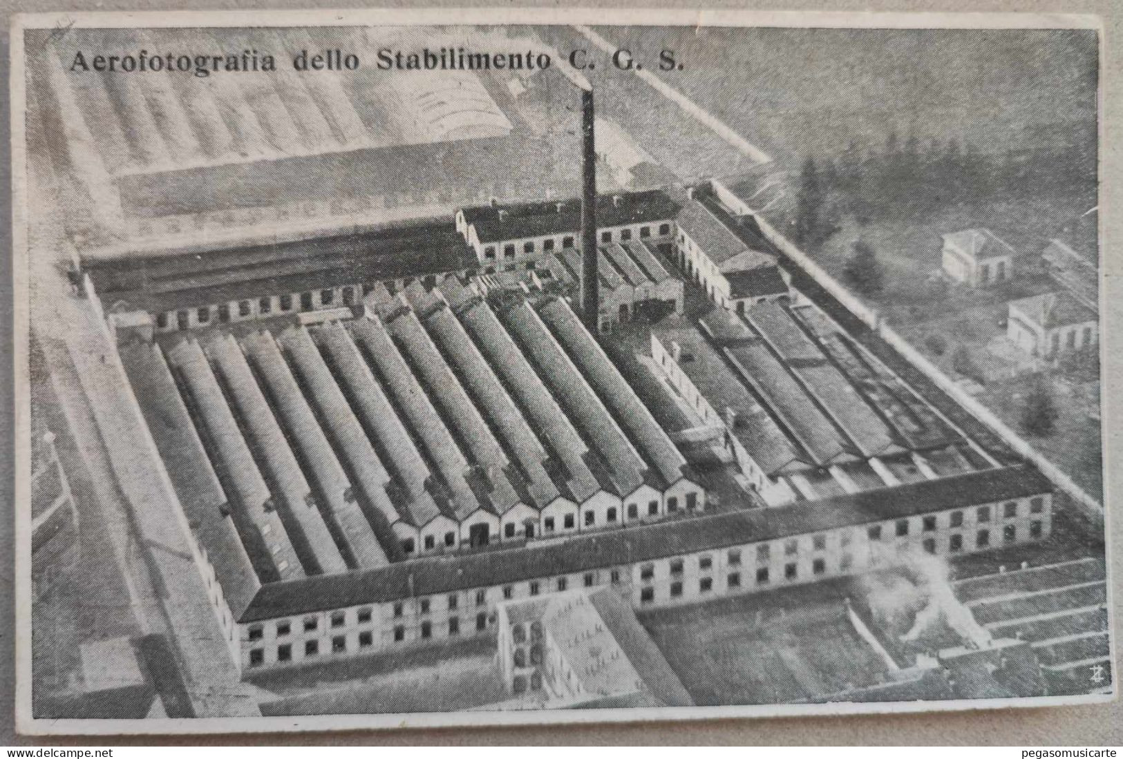 BF009 ISTRUMENTI DI MISURA C.G.S. MONZA  AEROFOTOGRAFIA STABILIMENTO LAUREANA DI BORELLO REGGIO CALABRIA 1928 - Industrie