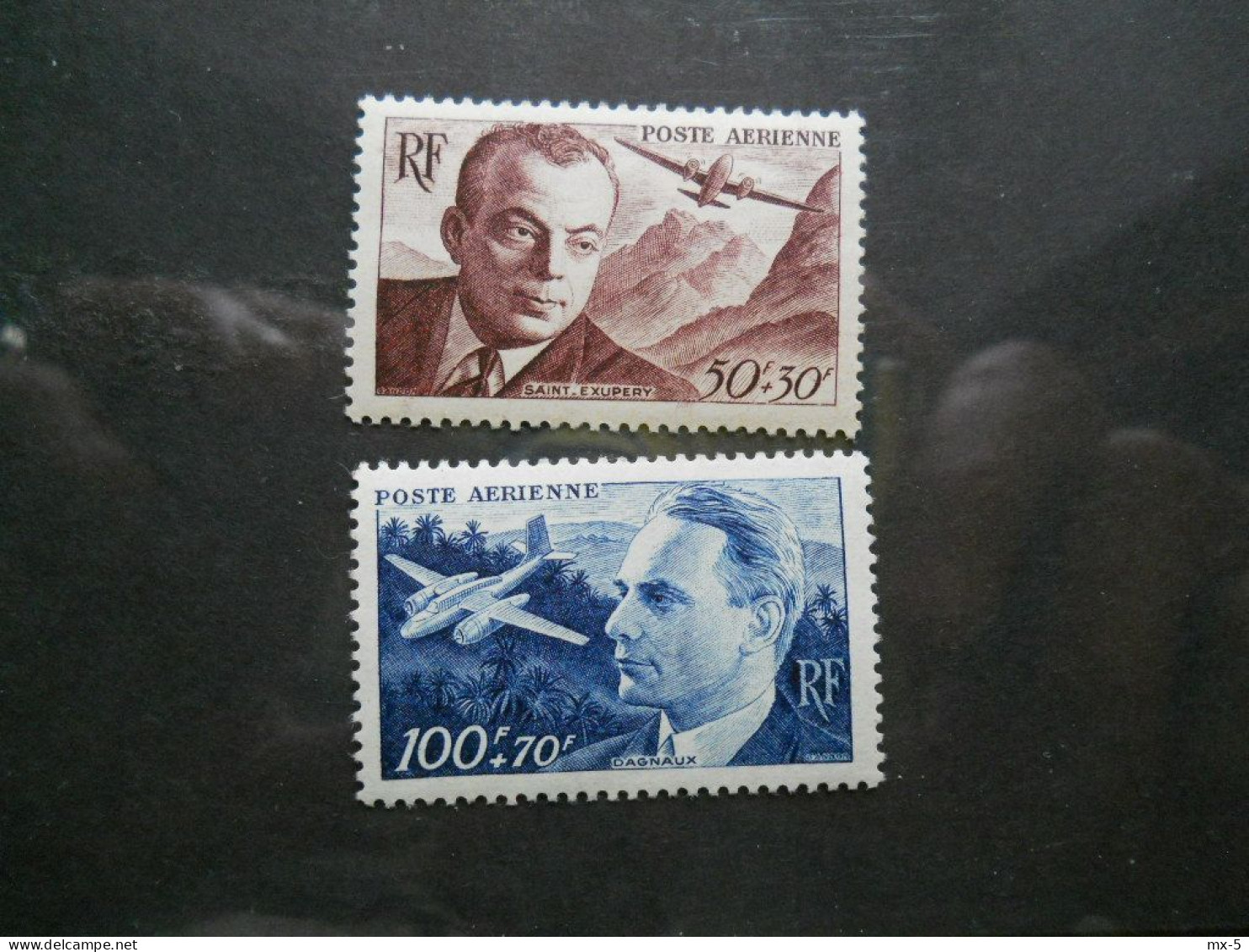 Poste Aerienne ,Saint Exupéry , 50 F ,neuf Sans Charniere ,et Gagnaux - 1927-1959 Ungebraucht