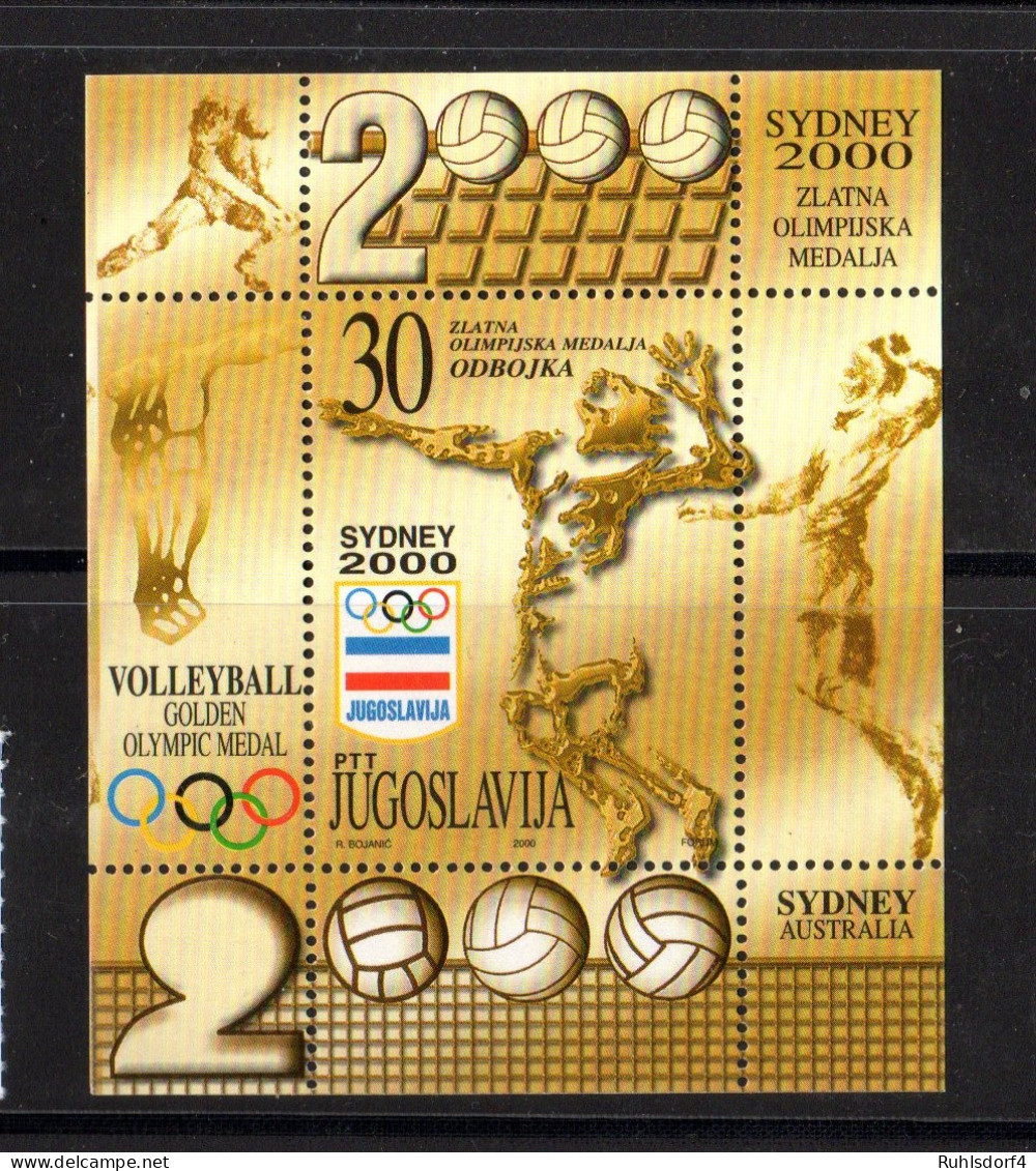 Jugoslawien Block 50 (Olymp. Spiele 2000), ** (MNH) - Other & Unclassified