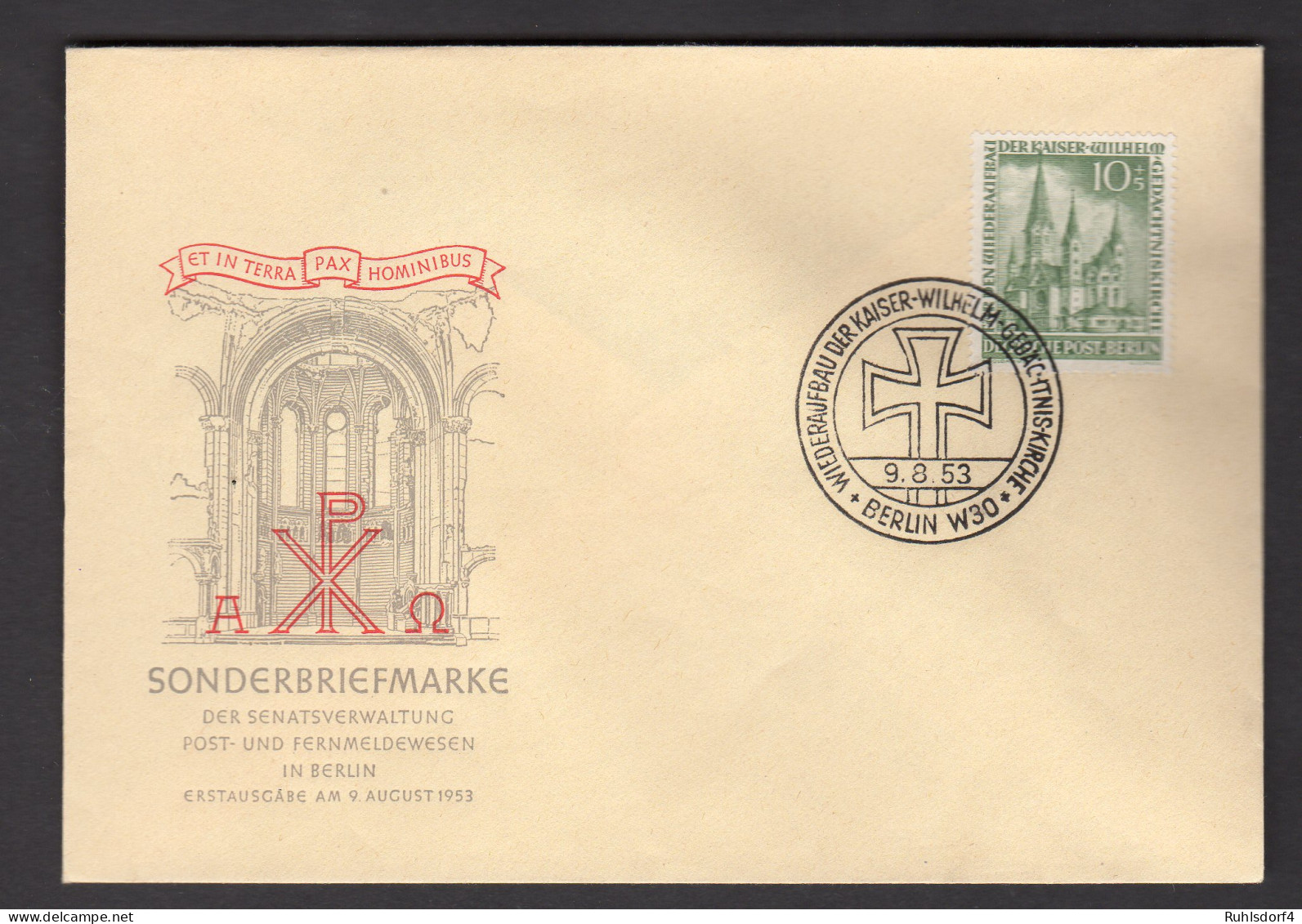 Berlin, FDC. Mi.-Nr. 107 - Otros & Sin Clasificación