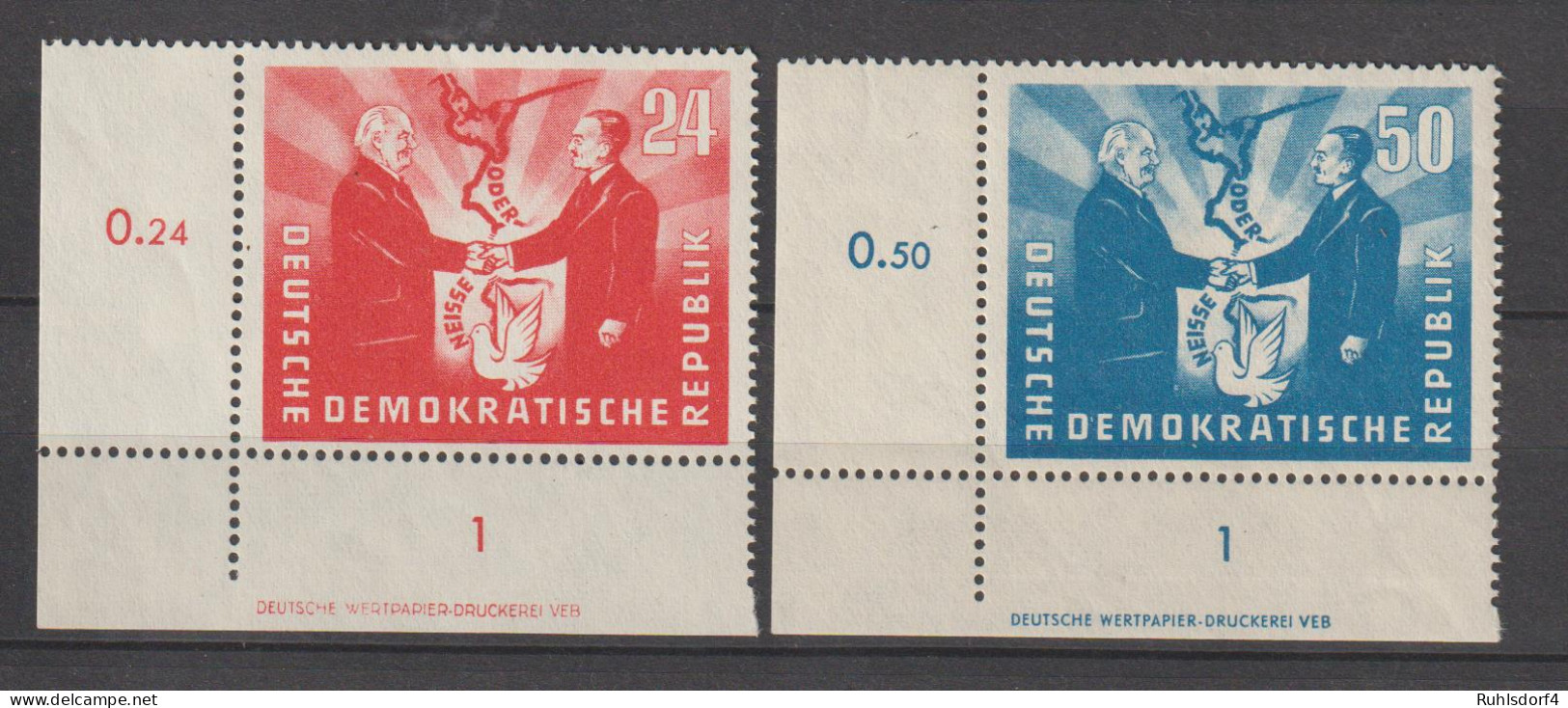 DDR-Druckvermerke: Dt.-Polnische Freundschaft  (DZ) - Altri & Non Classificati