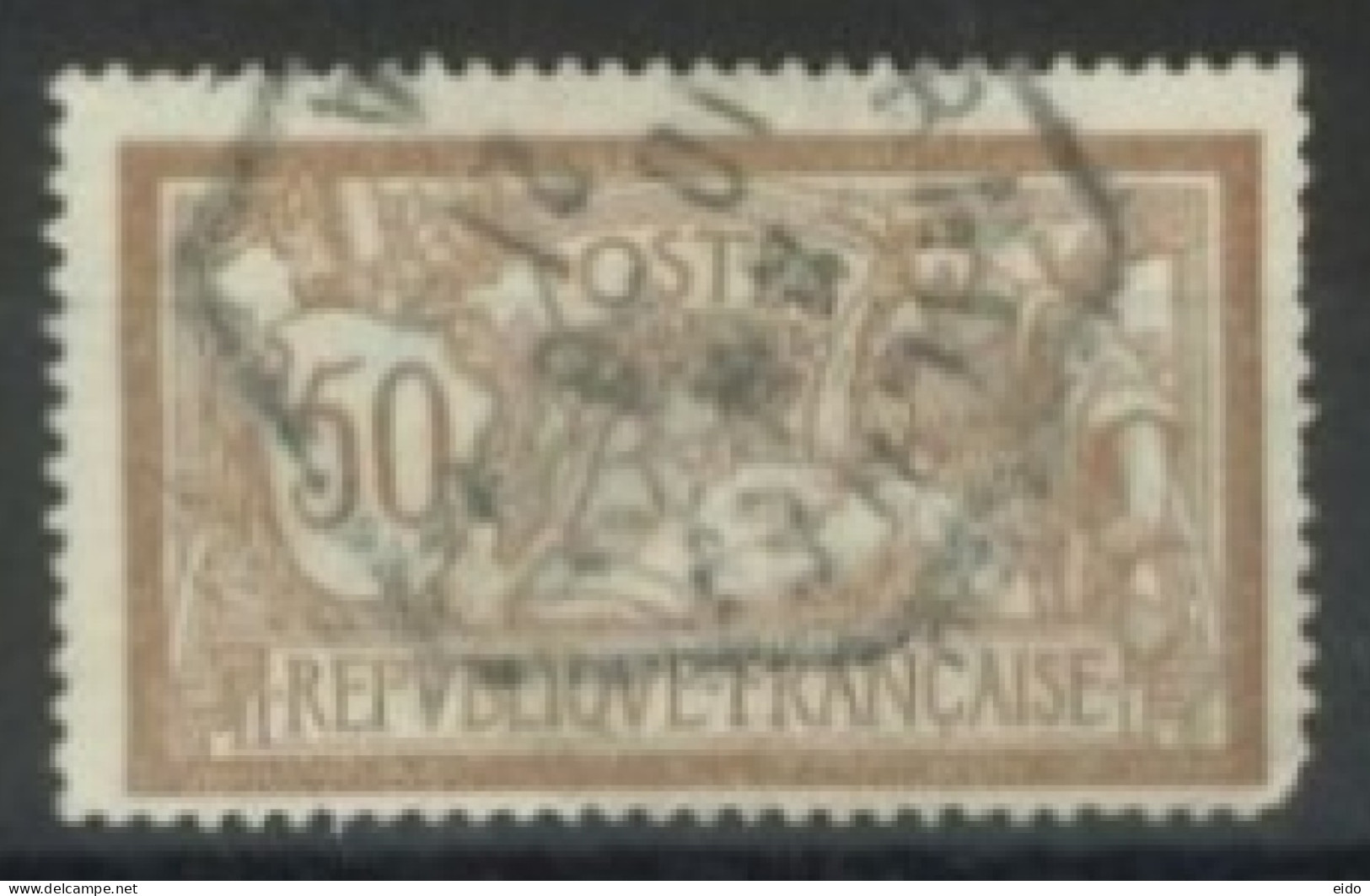 FRANCE.- 1900, MERSON STAMP, # 120, USED. - 1900-27 Merson