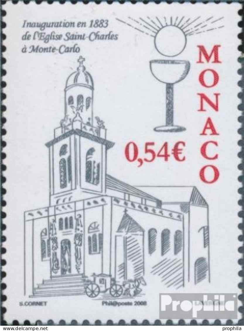 Monaco 2864 (kompl.Ausg.) Postfrisch 2008 Pfarrkirche - Ongebruikt