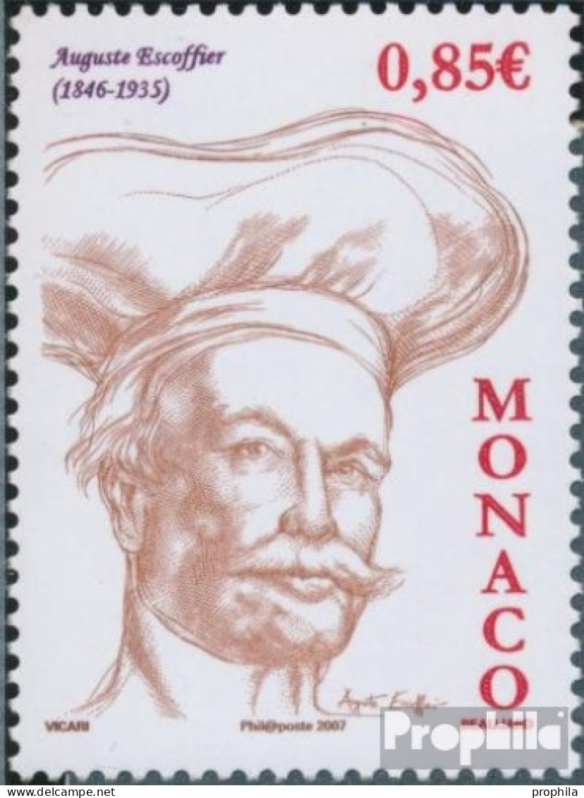 Monaco 2827 (kompl.Ausg.) Postfrisch 2006 Auguste Escoffier - Unused Stamps
