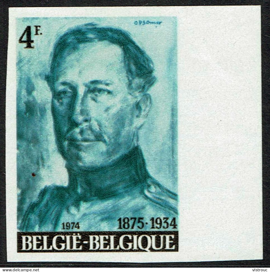 COB 1704 - ND B. De F. - Cote: 17,50 € - 40 E Anniversaire De La Mort De S.M. Le Roi ABERT Ier - 1974. - 1961-1980