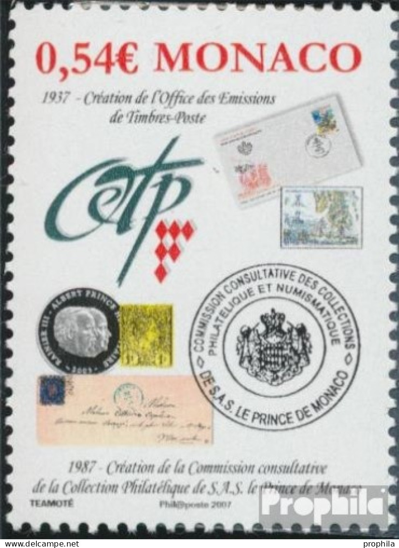 Monaco 2821 (kompl.Ausg.) Postfrisch 2006 Amt Für Briefmarkenausgaben - Nuovi