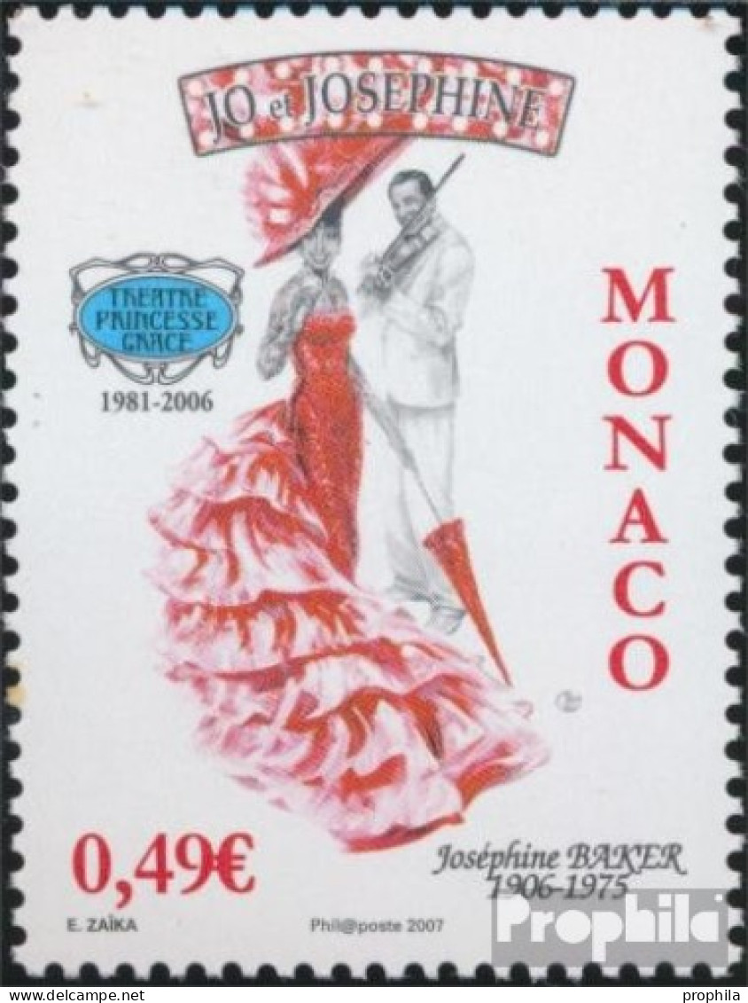 Monaco 2819 (kompl.Ausg.) Postfrisch 2006 Fürstin-Gracia-Patricia-Theater - Unused Stamps