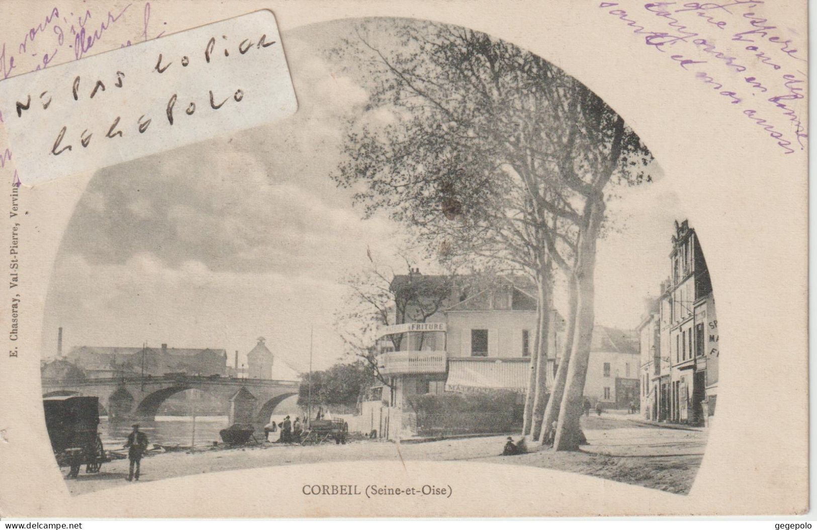 CORBEIL -  Une Vue   ( Carte Précurseur De 1902 )  Rare - Corbeil Essonnes