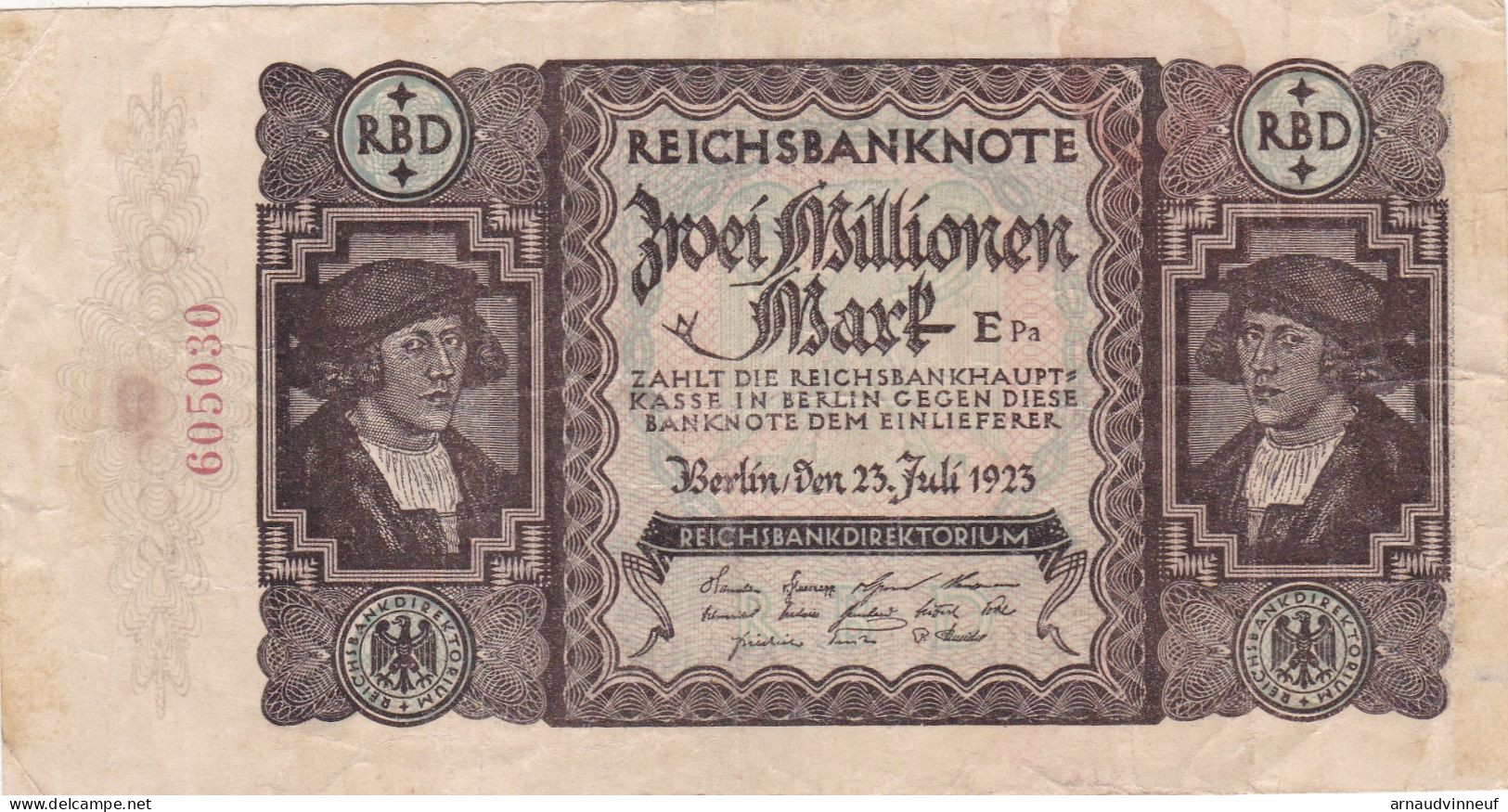 REICHSBANKNOTE 200000 1923 - Other & Unclassified