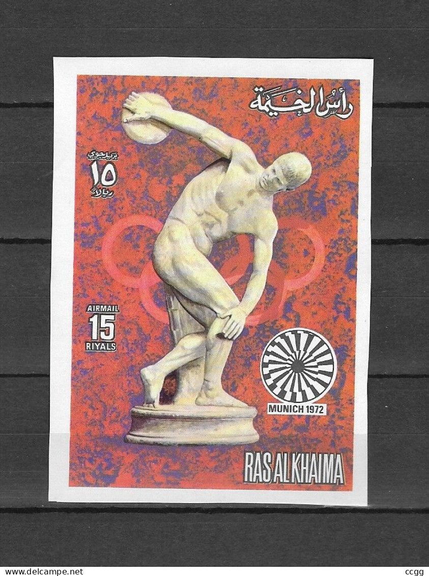 Olympische Spelen 1972, Ras Al Khaima -  Zegel - Postfris - Ete 1972: Munich