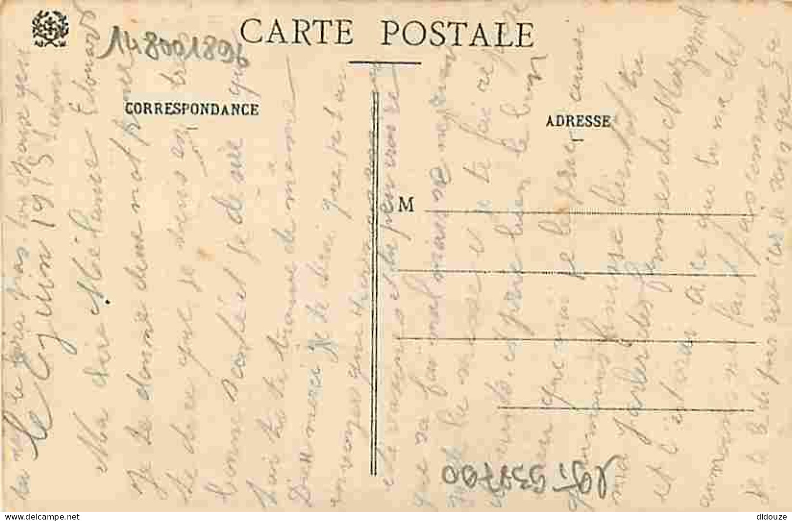 88 - Fraize - Vue Vers L'Eglise - L'Abattoir Au 1e Plan - Correspondance - Voyagée En 1915 - CPA - Voir Scans Recto-Vers - Fraize