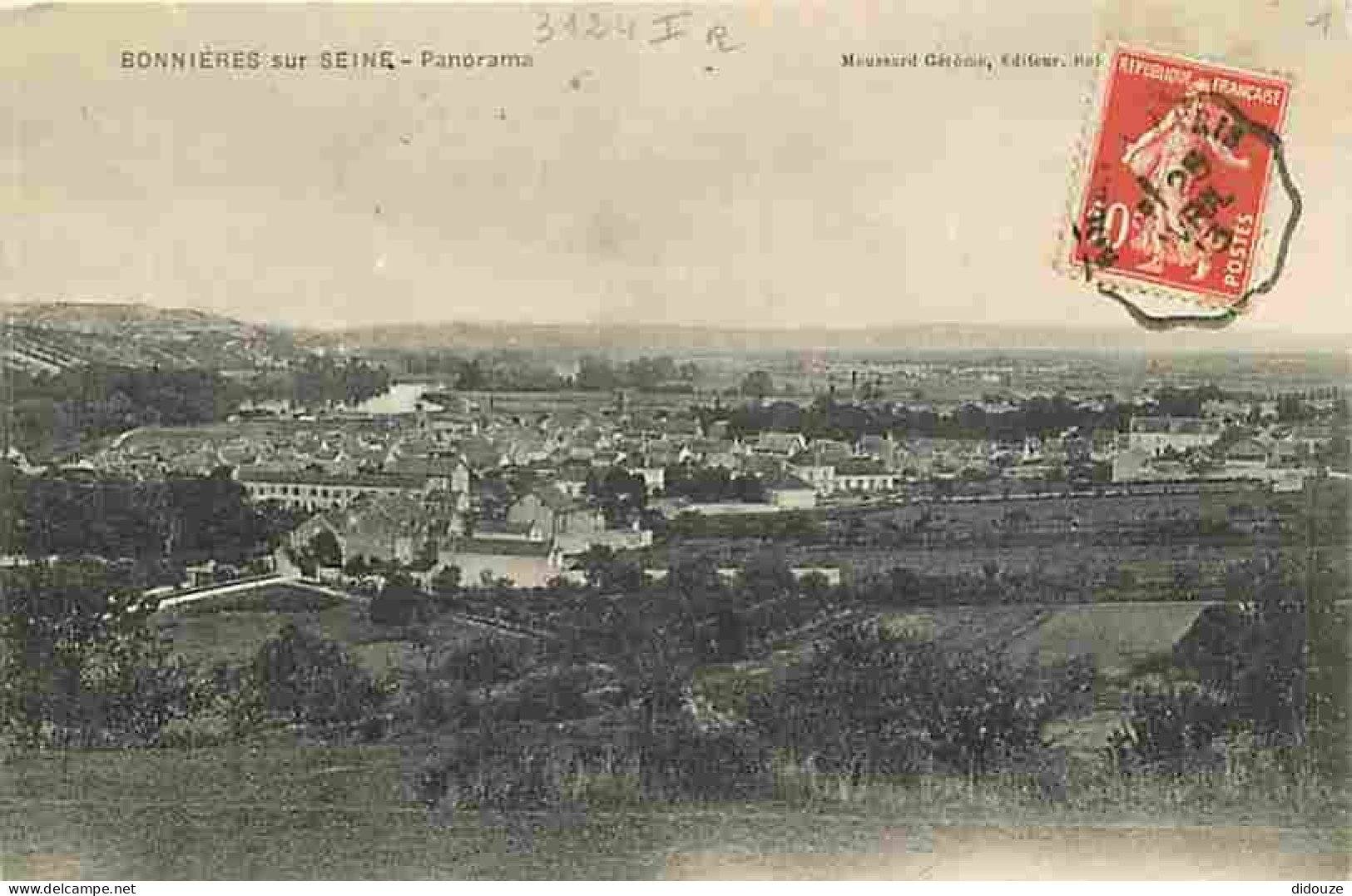 78 - Bonnières Sur Seine - Panorama - Oblitération Ronde De 1913 - CPA - Voir Scans Recto-Verso - Bonnieres Sur Seine