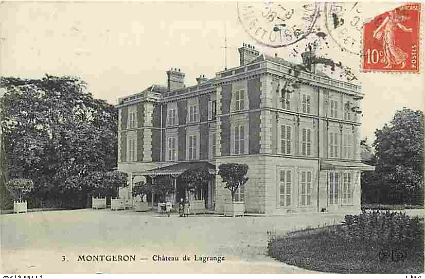 91 - Montgeron - Château De Lagrange - Animé - CPA - Voir Scans Recto-Verso - Montgeron