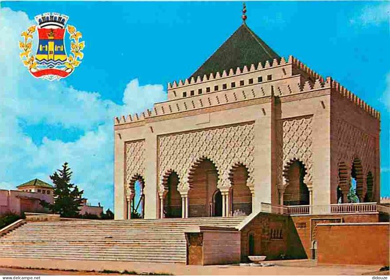 Maroc - Rabat - Le Mausolée Mohammed V - Blasons - Carte Neuve - CPM - Voir Scans Recto-Verso - Rabat