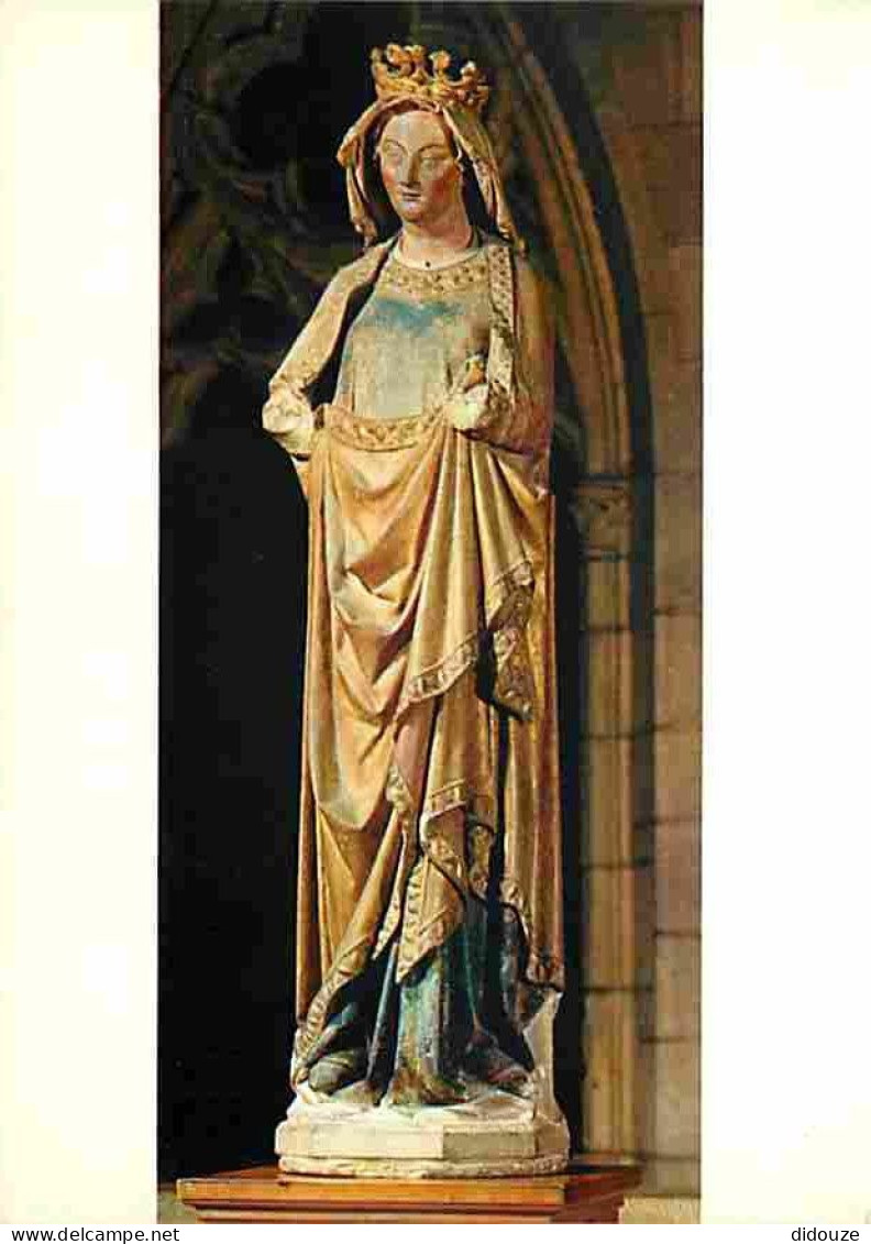 Art - Art Religieux - Virgin Sandstone - Strasbourg Cathedral - CPM - Voir Scans Recto-Verso - Tableaux, Vitraux Et Statues