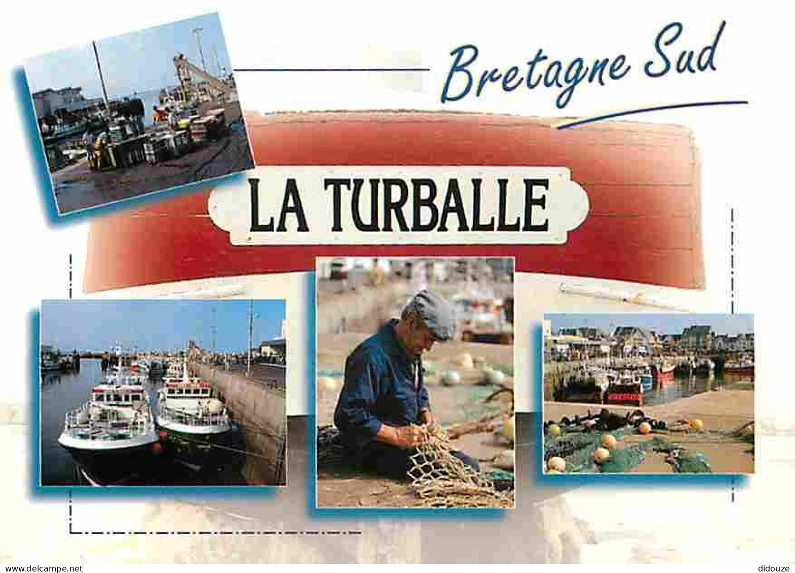 44 - La Turballe - Multivues - Bateaux - Marins Pecheurs - Flamme Postale - CPM - Voir Scans Recto-Verso - La Turballe