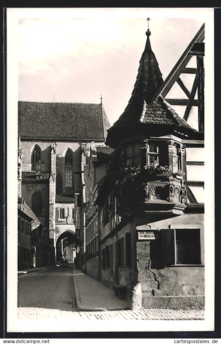 AK Rothenburg O. Tauber, Partie Am Feuerleinserker  - Rothenburg O. D. Tauber