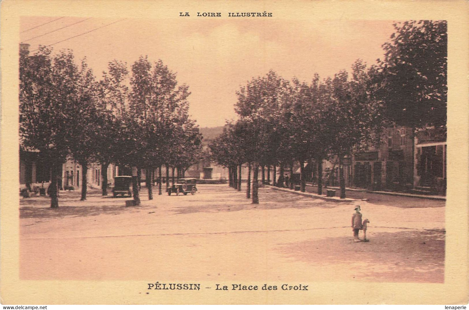 D7383 Pélussin La Place Des Croix - Pelussin