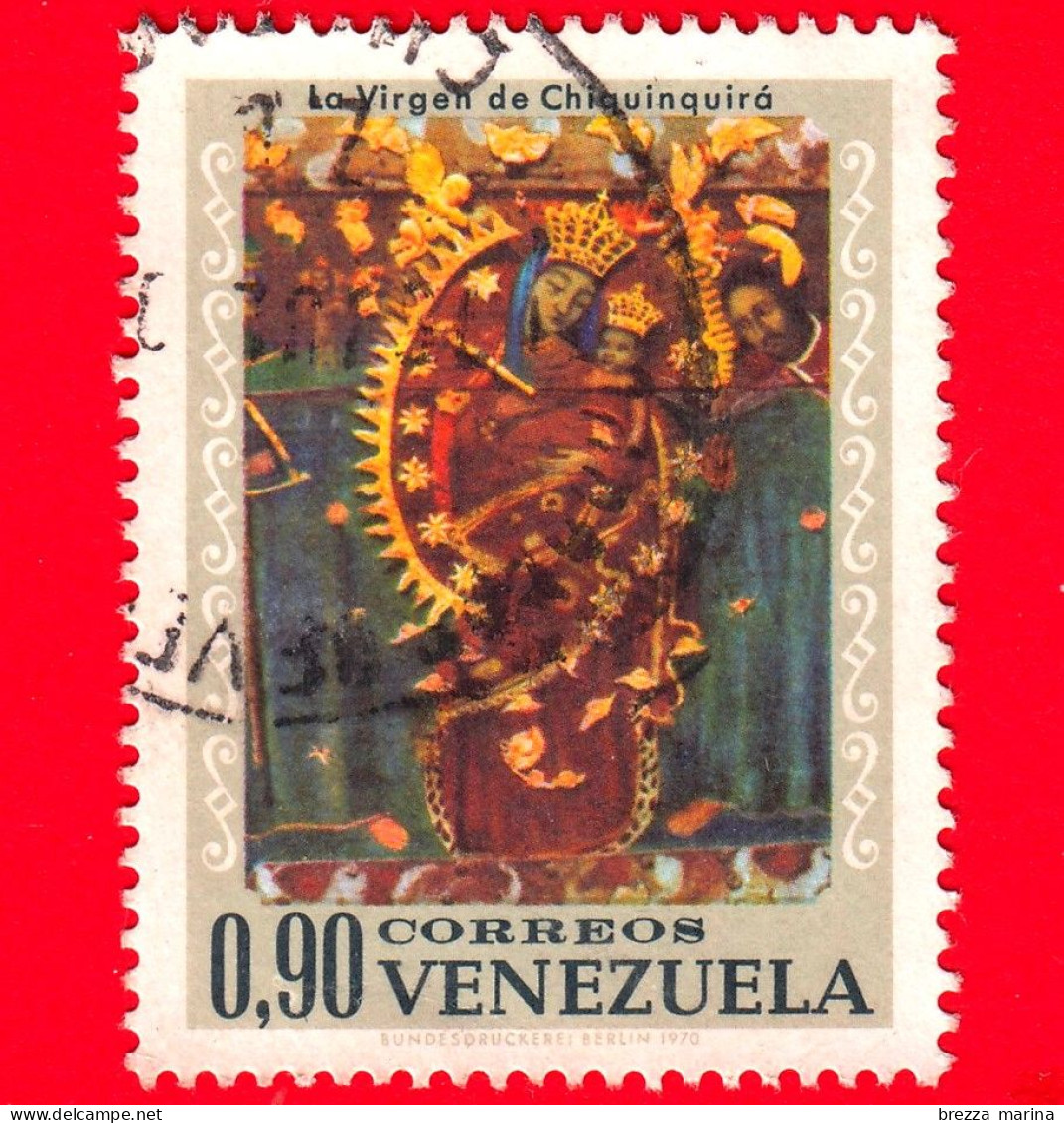 VENEZUELA - Usato - 1970 - Vergine Di Chiquinquira - 0.90 - Venezuela