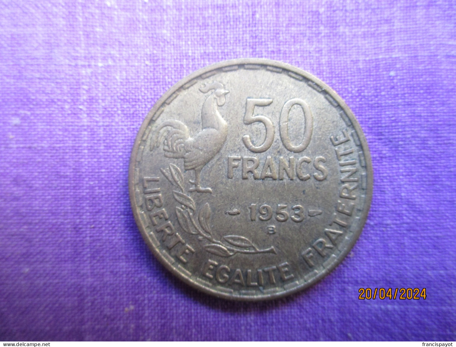 France: 50 Francs 1953 B - 50 Francs