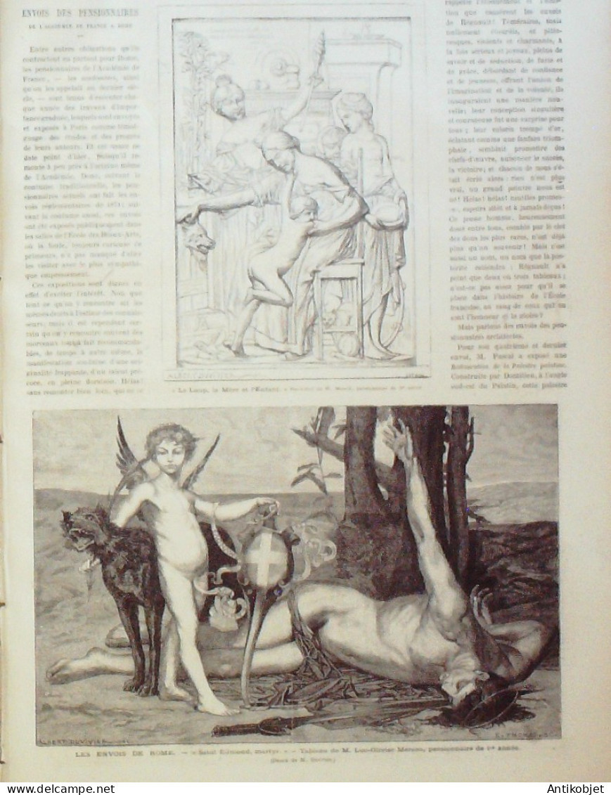 Le Monde Illustré 1871 N°764 Chine Thchong-Haou Ambassadeur Champigny (94) Calais (62) St-Malo (35) - 1850 - 1899