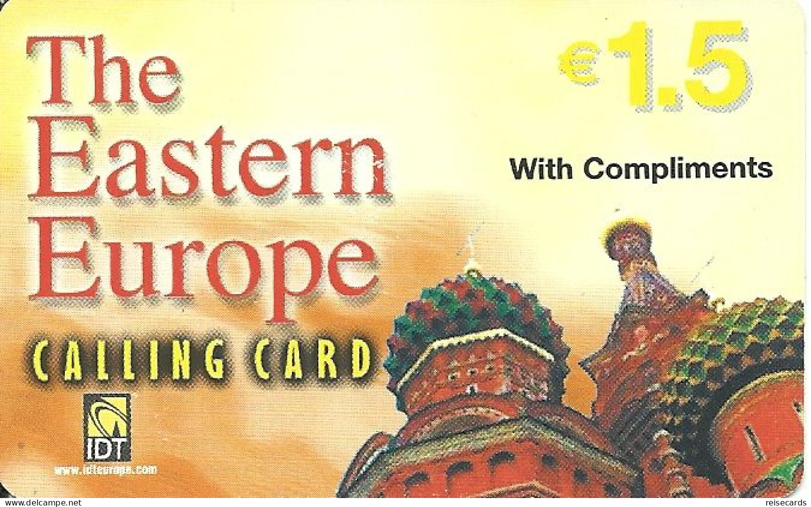 Greece: Prepaid IDT The Eastern Europe 11.06 With Compliments - Griechenland