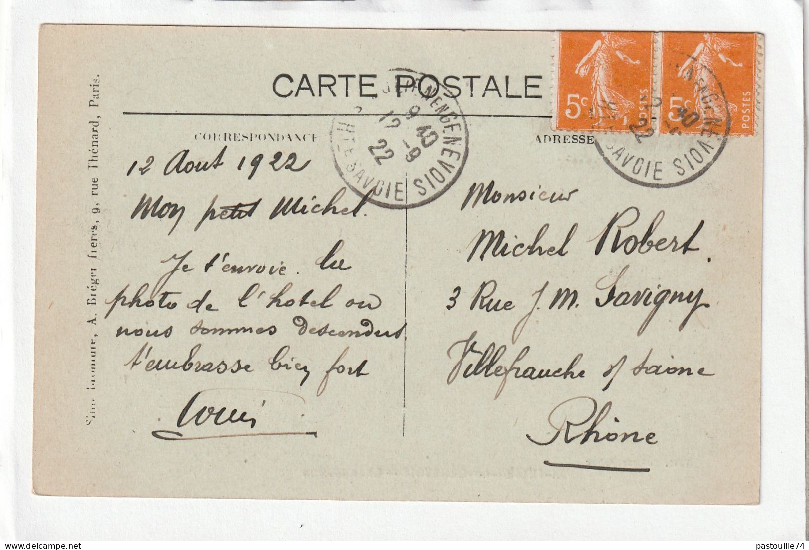 CPA :  14 X 9  -  St-JULIEN-en-GENEVOIS  -  Grande-Rue - Saint-Julien-en-Genevois