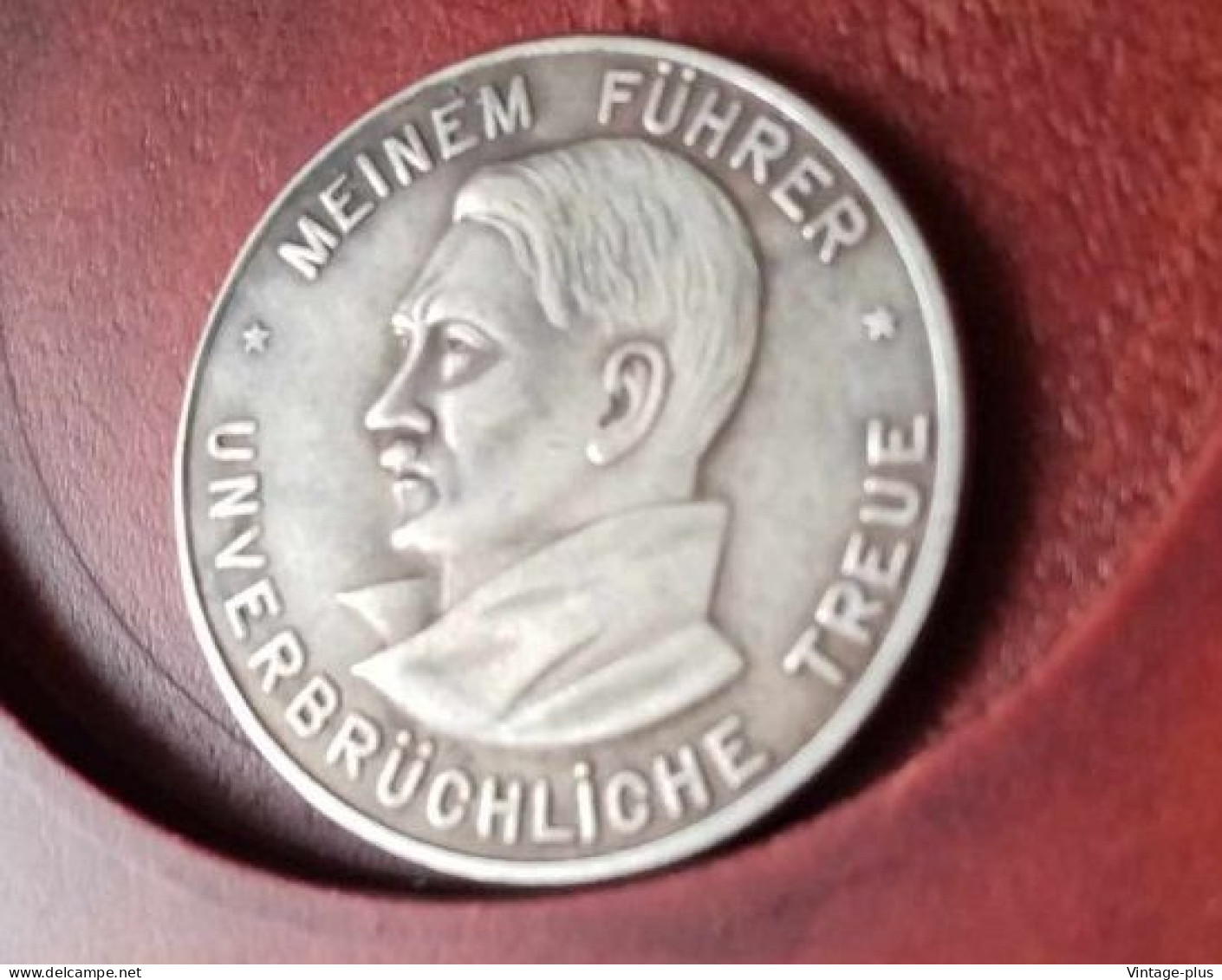 GERMANIA 3° REICH MONETA COMMEMORATIVA UNVERRUCHLICHE TREUE HITLER 1934 - ALLEMAGNE - DEUTSCHLAND - COD: GG9 - Altri & Non Classificati