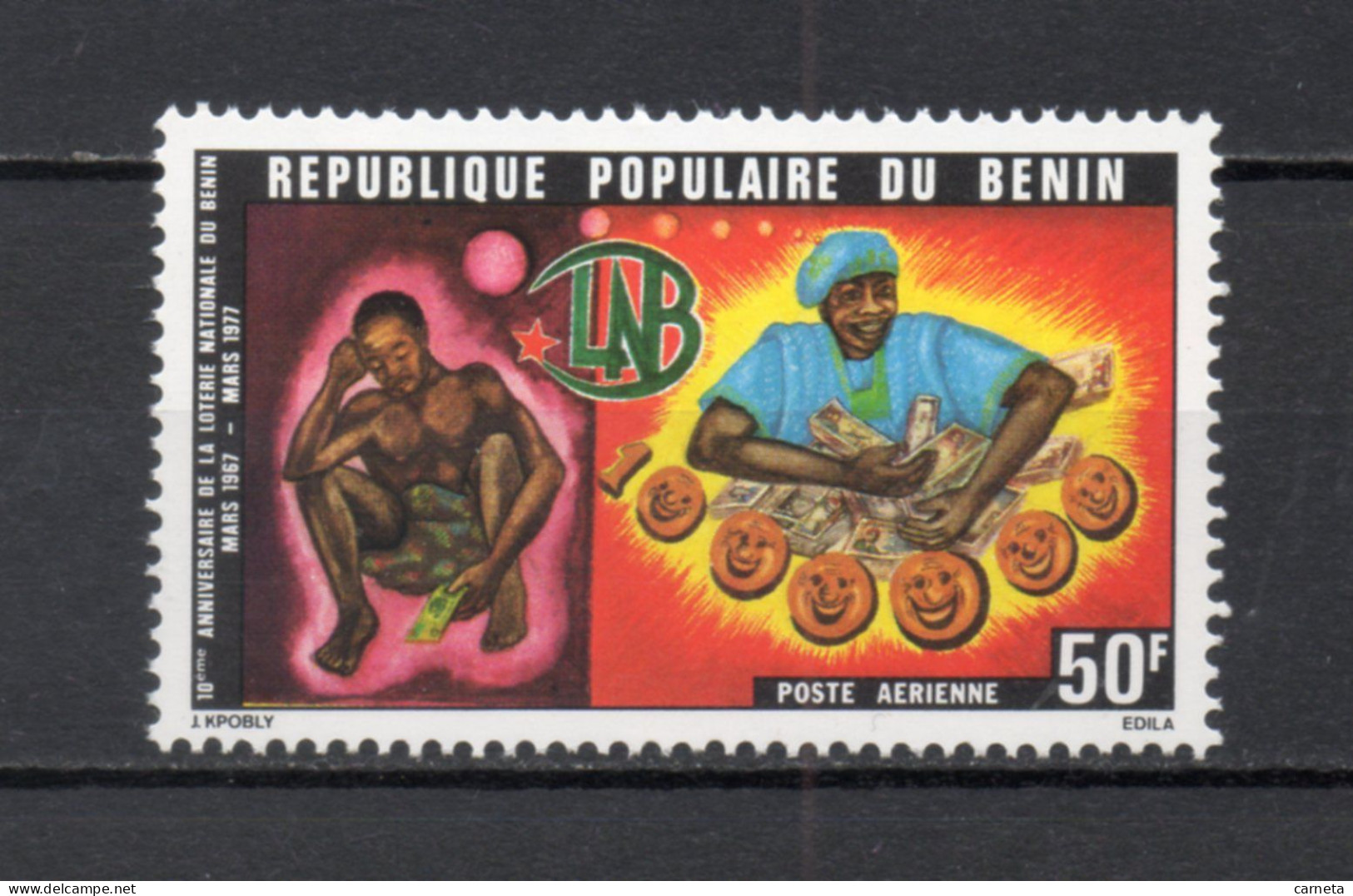 BENIN  PA   N° 268  NEUF SANS CHARNIERE  COTE 1.00€   LOTERIE NATIONALE - Bénin – Dahomey (1960-...)