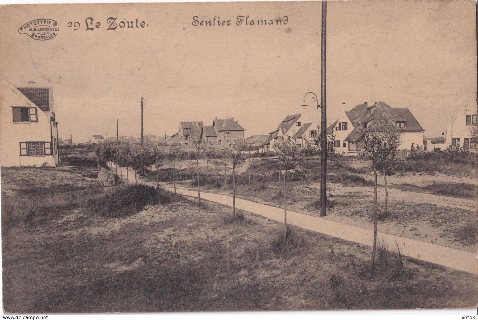 KNOKKE : 1911   Ecrit Avec Timbre - Met Zegel - Knokke