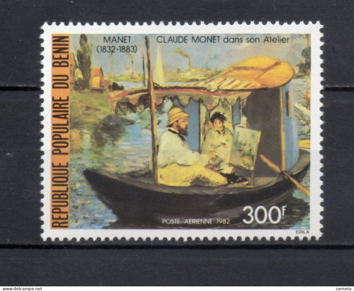 BENIN  PA   N° 306  NEUF SANS CHARNIERE  COTE 8.00€   MANET PEINTRE TABLEAUX ART - Benin – Dahomey (1960-...)