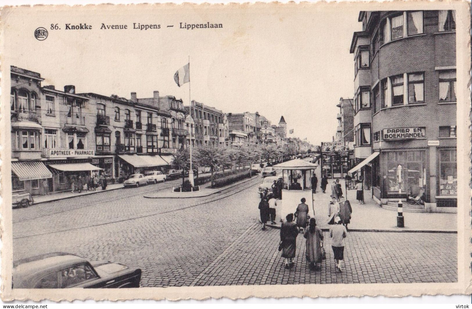 KNOKKE : 1958   Ecrit Avec Timbre - Met Zegel - Knokke