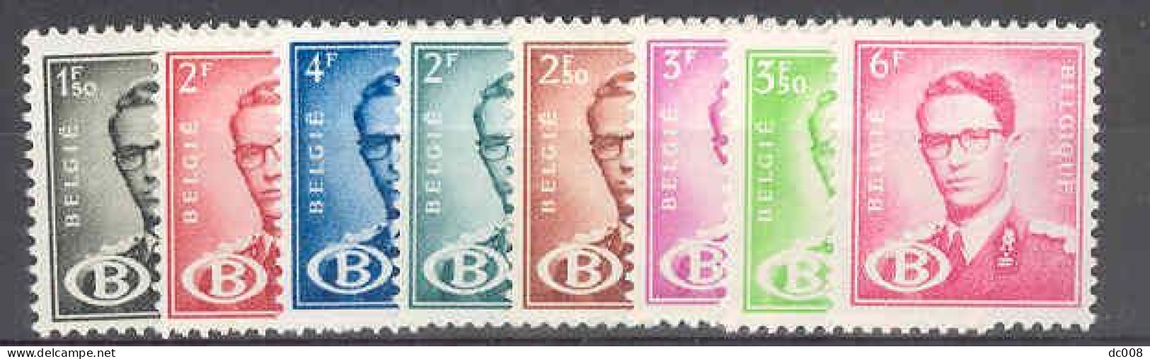 COB S57-63 Boudewijn-Baudouin MNH - Mint