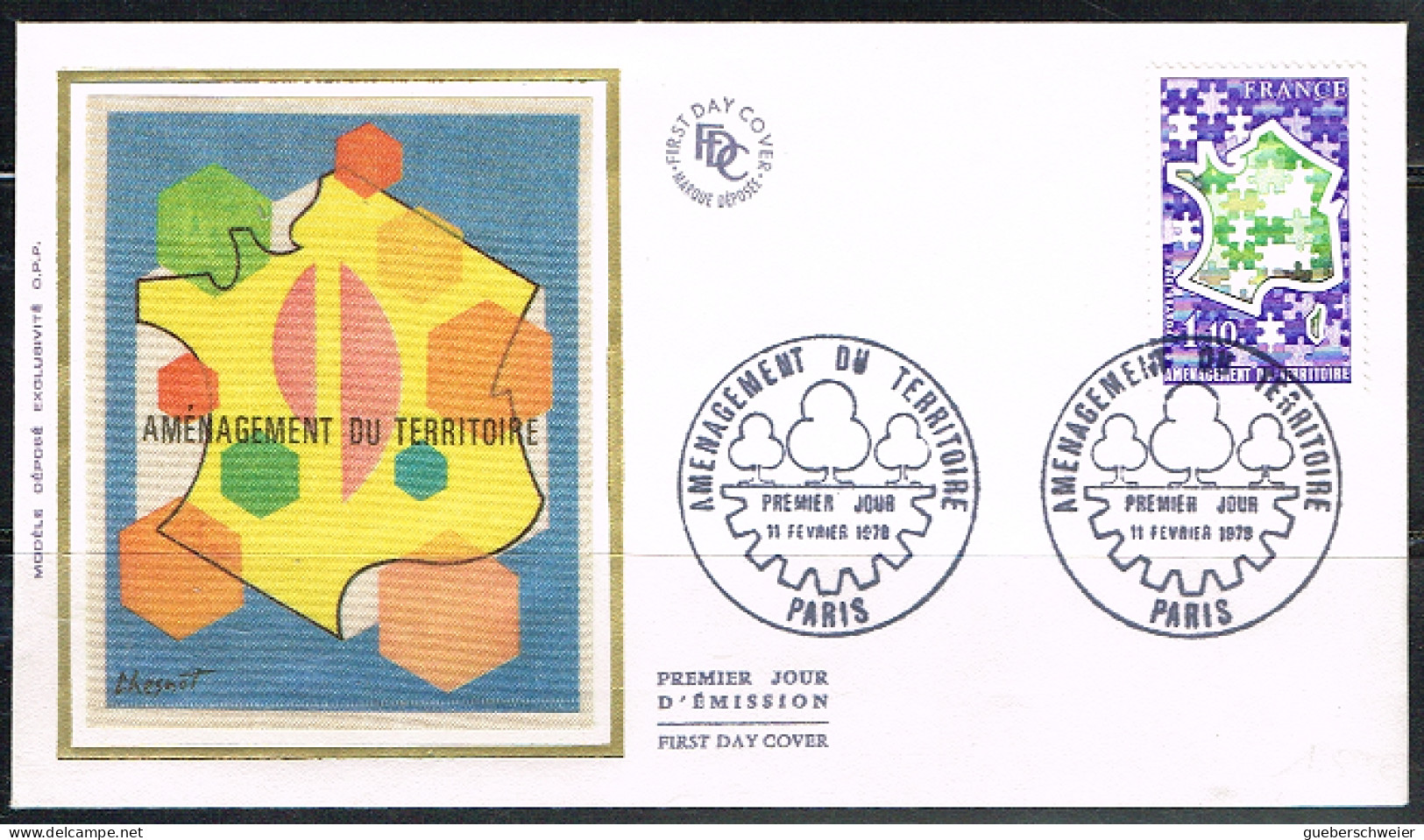 ARB-L86 - FRANCE N° 1995 Sur FDC Aménagement Du Territoire - 1980-1989