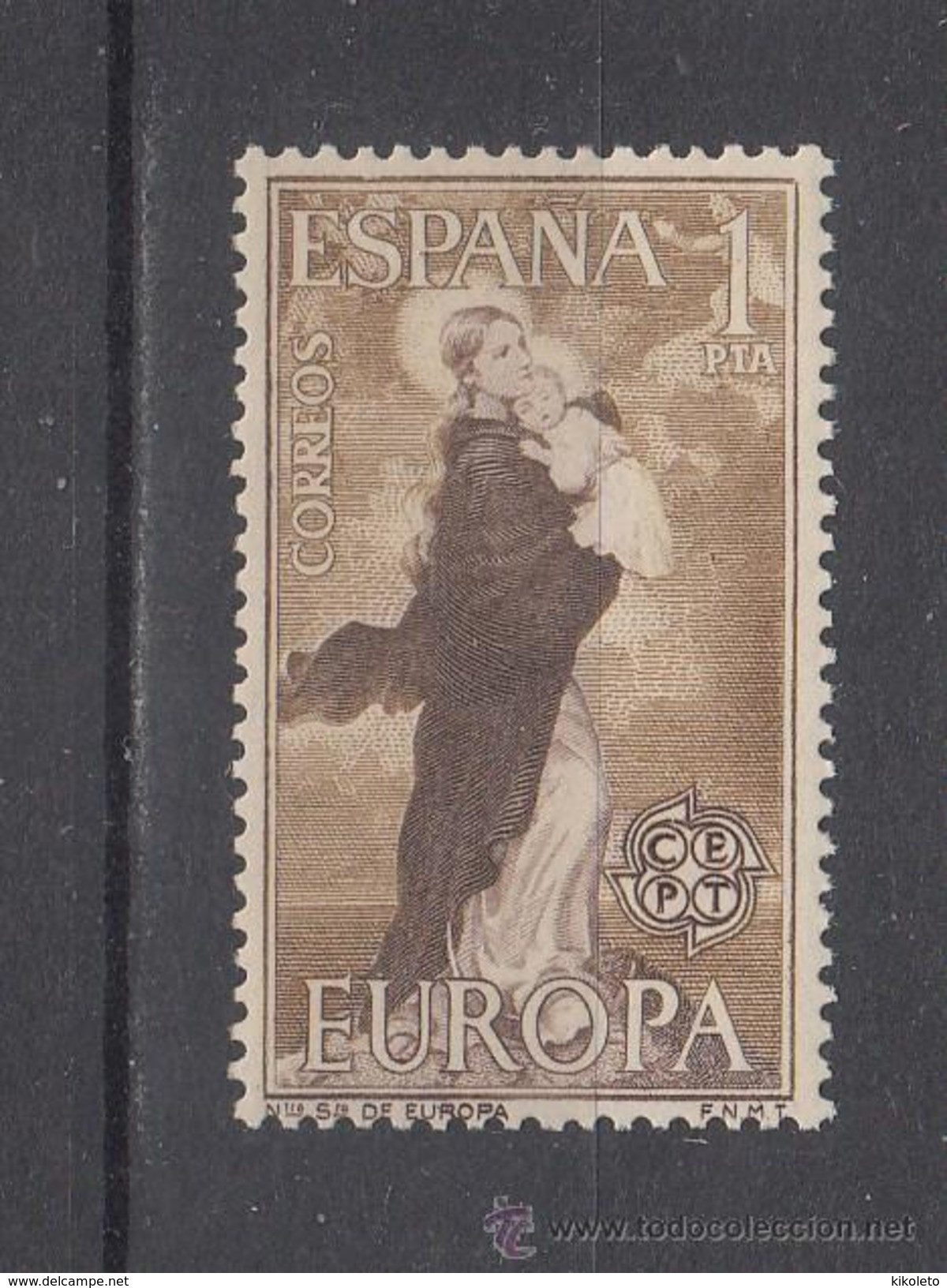 ESPAÑA SPAIN AÑO YEAR 1963 EDIFIL Nº 1519 ** MNH - EUROPA - CEPT RELIGION - 1 Pta - Nuevos