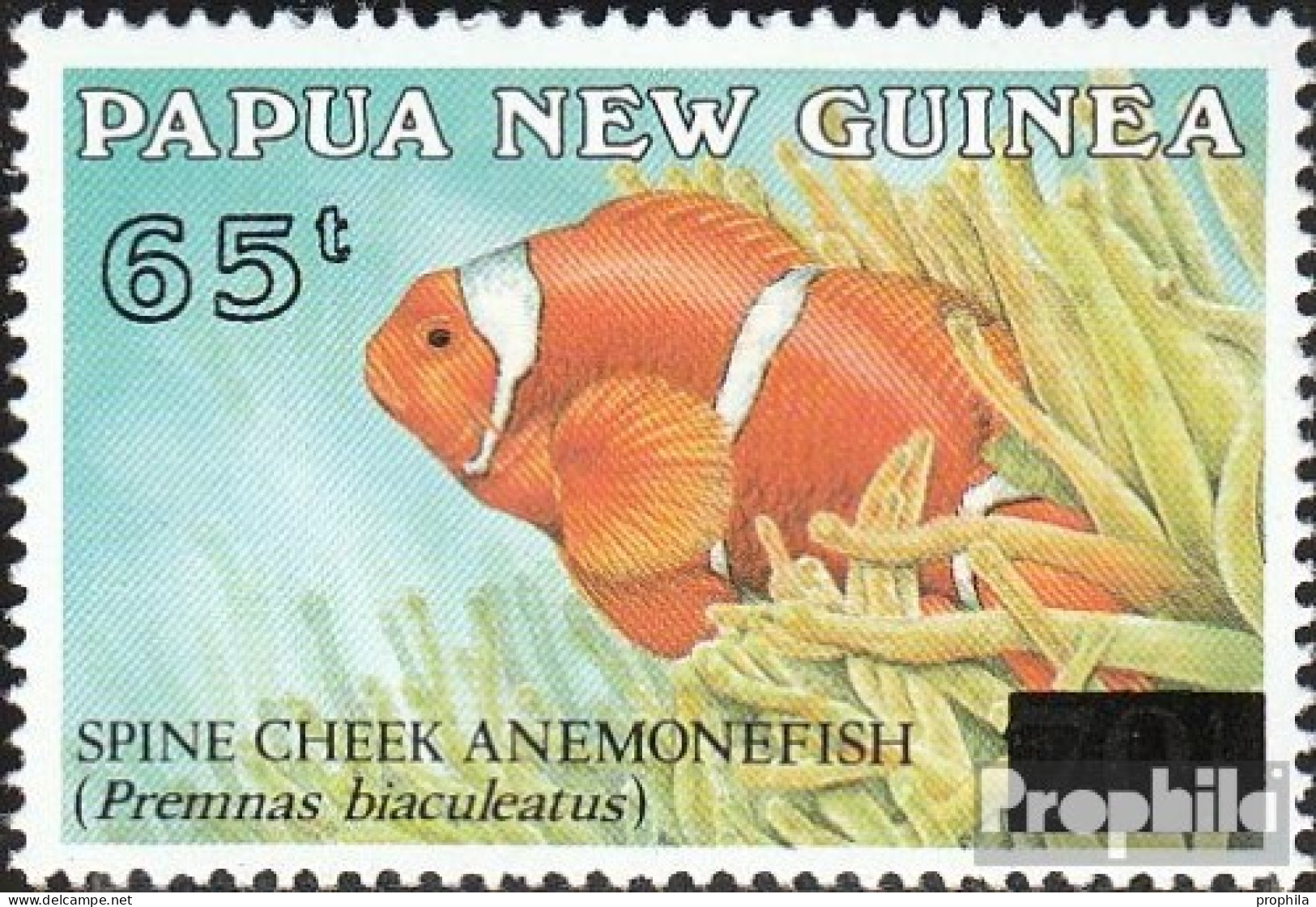 Papua-Neuguinea 721 Postfrisch 1994 Aufdruckausgabe - Papúa Nueva Guinea
