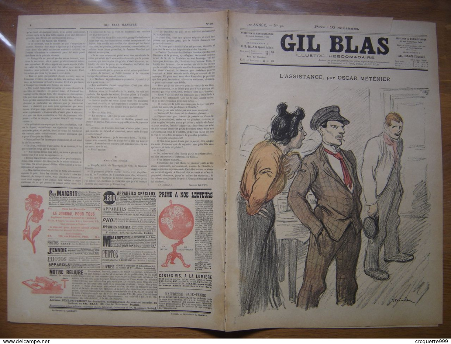 1900 GIL BLAS 30 Steinlen Sandy Hook Balluriau - Otros & Sin Clasificación
