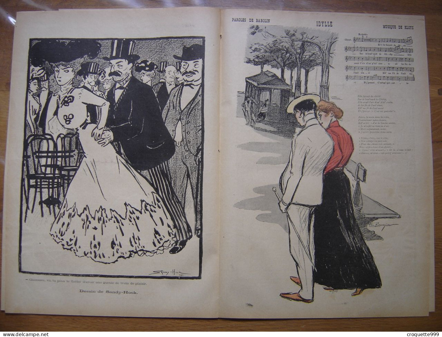 1900 GIL BLAS 30 Steinlen Sandy Hook Balluriau - Andere & Zonder Classificatie