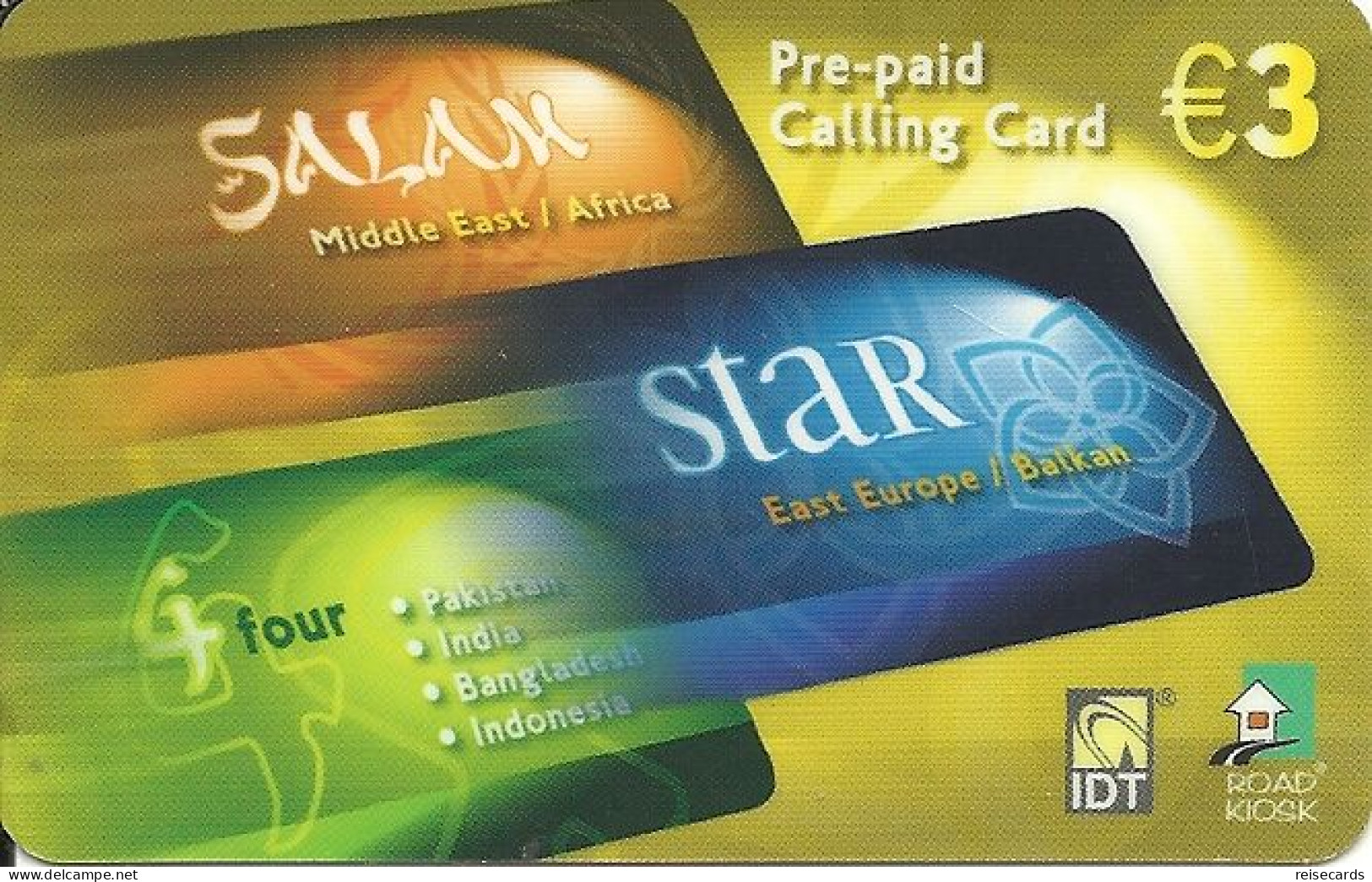 Greece: Prepaid IDT Salam Star 04.11 - Greece